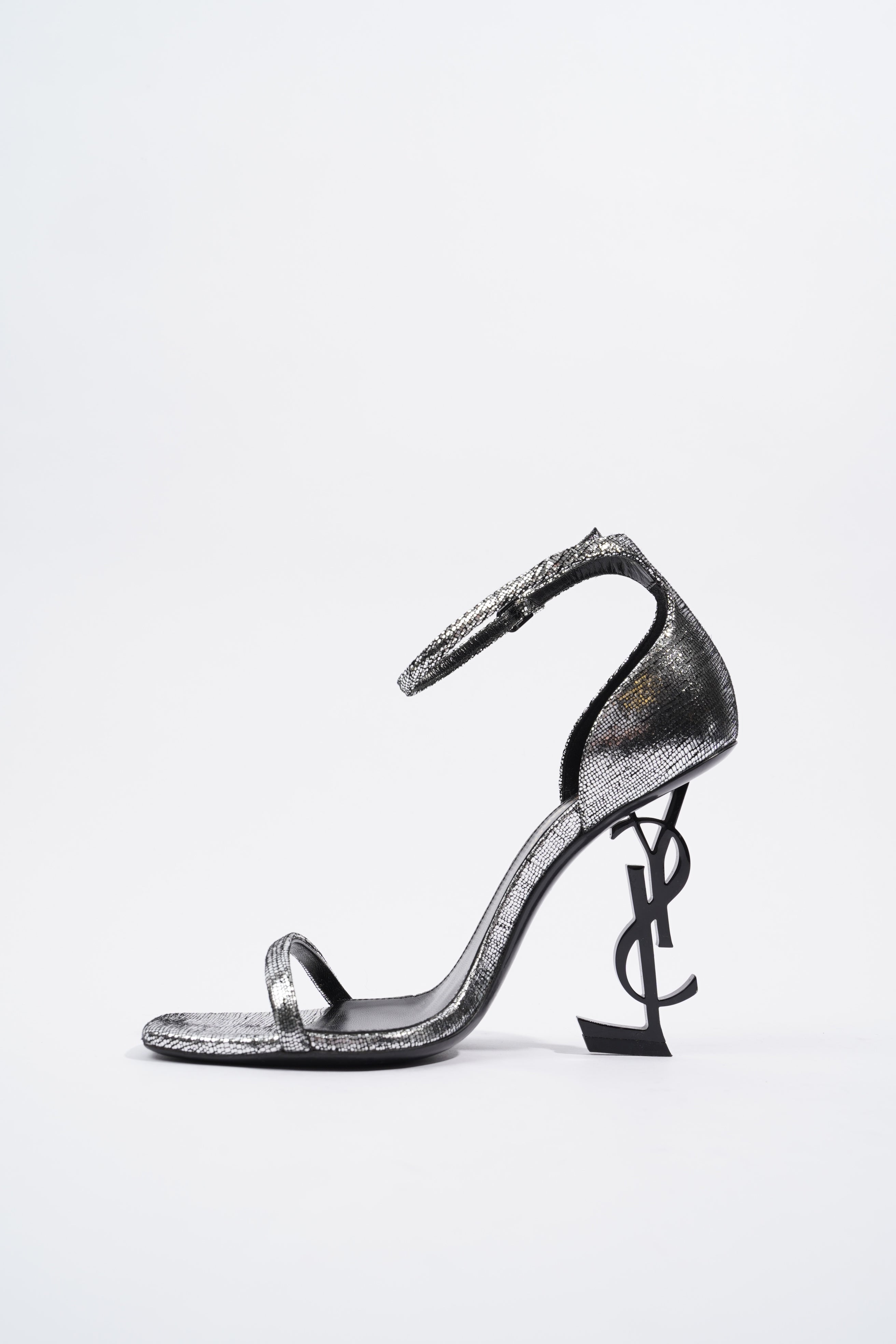 Saint Laurent Opyum 110 Silver EU 37.5 / UK 4.5