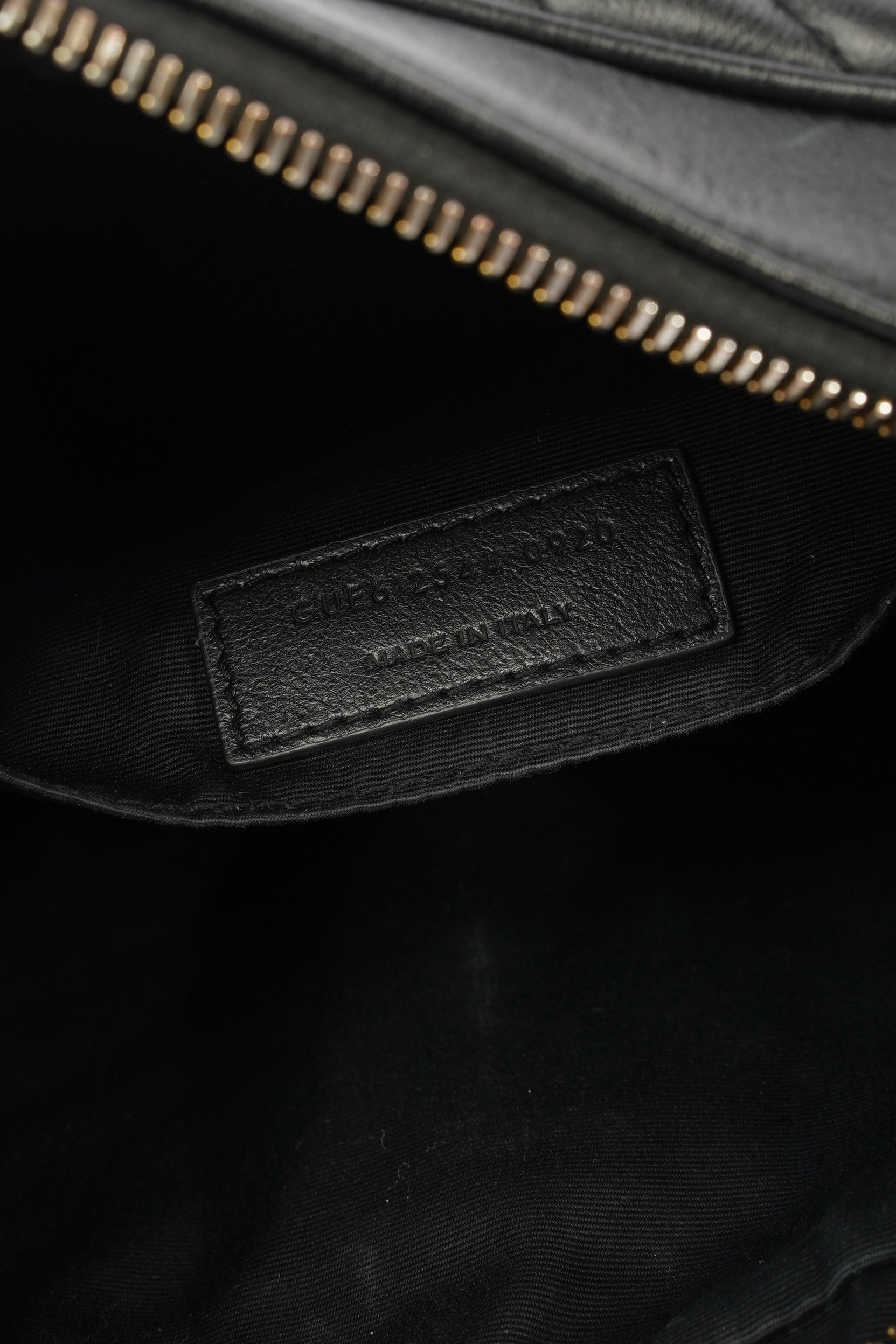 Saint Laurent Lou Camera Black Calfskin Leather