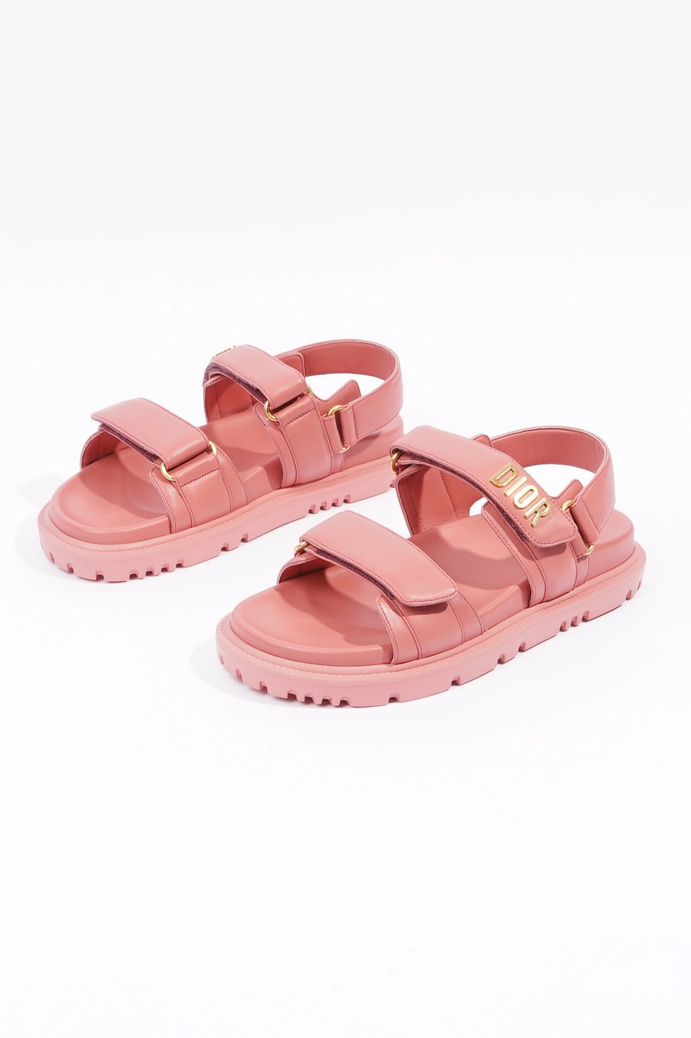 Christian Dior Womens Act Sandal Dusty Coral EU 37.5 / UK 4.5