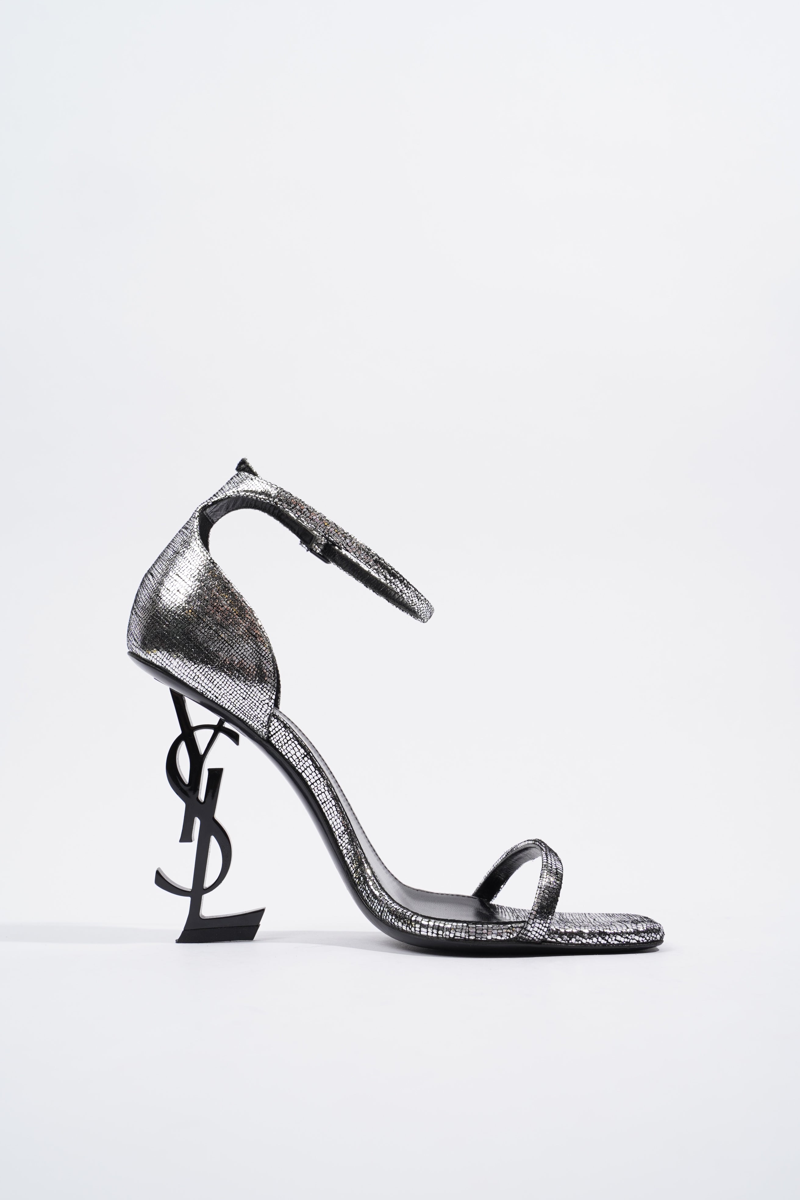 Saint Laurent Opyum 110 Silver EU 37.5 / UK 4.5