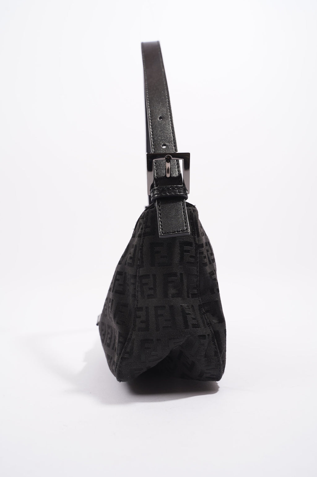 Fendi Womens Baguette Bag Black Small