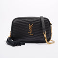 Saint Laurent Womens Lou Mini Bag Black / Gold