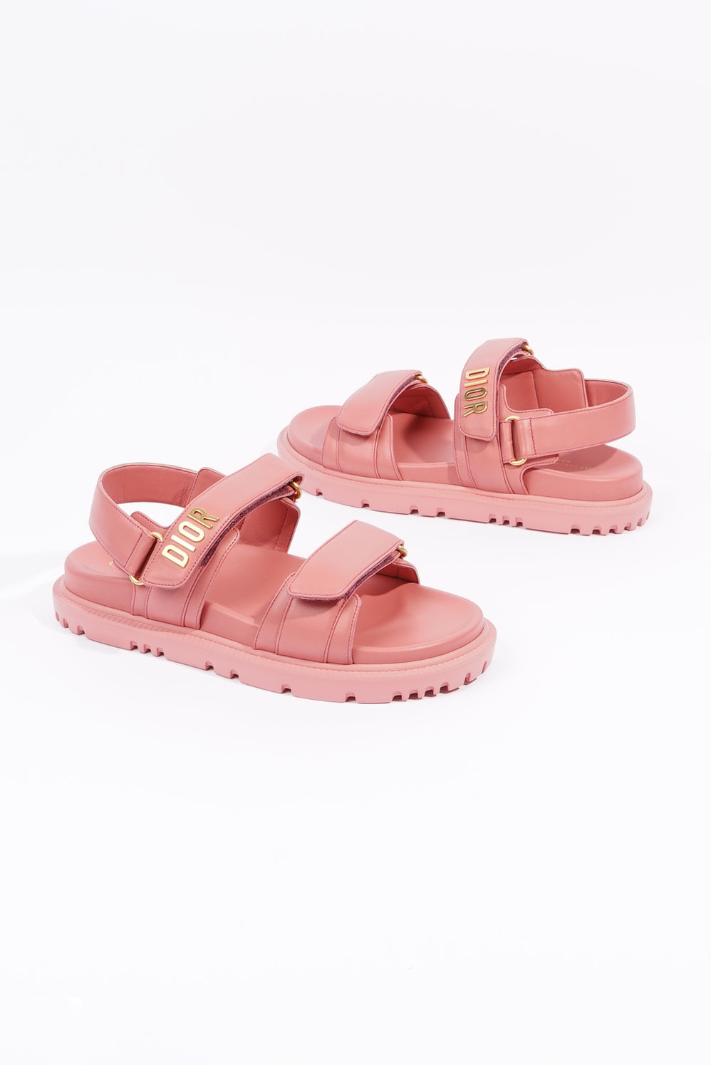 Christian Dior Womens Act Sandal Dusty Coral EU 37.5 / UK 4.5
