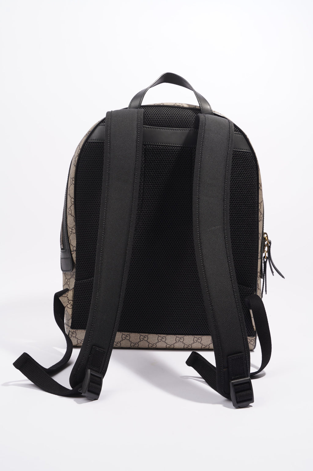 Gucci Womens Bee Backpack Brown Canvas