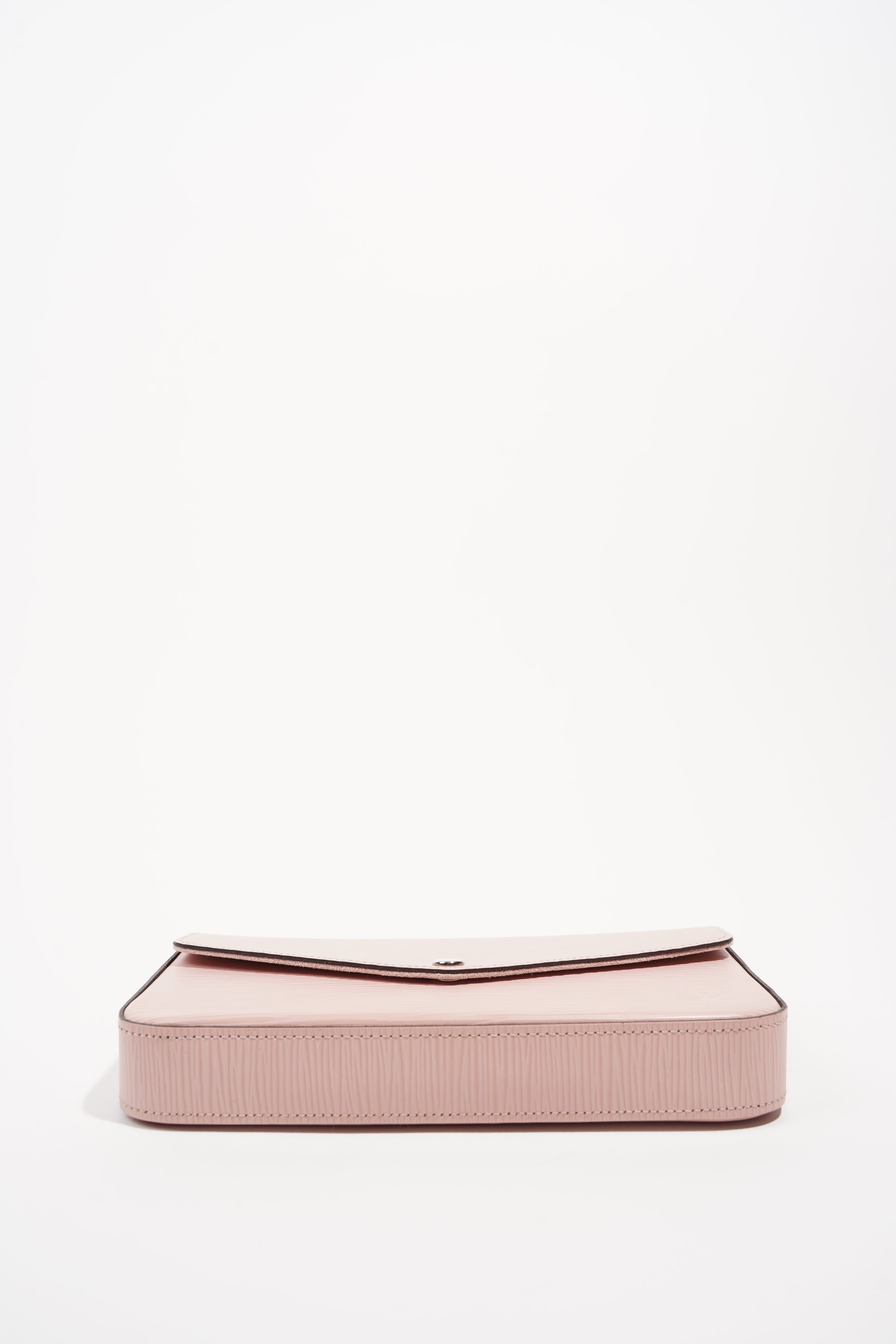 Louis Vuitton Womens Pochette Felicie Rose Epi Leather