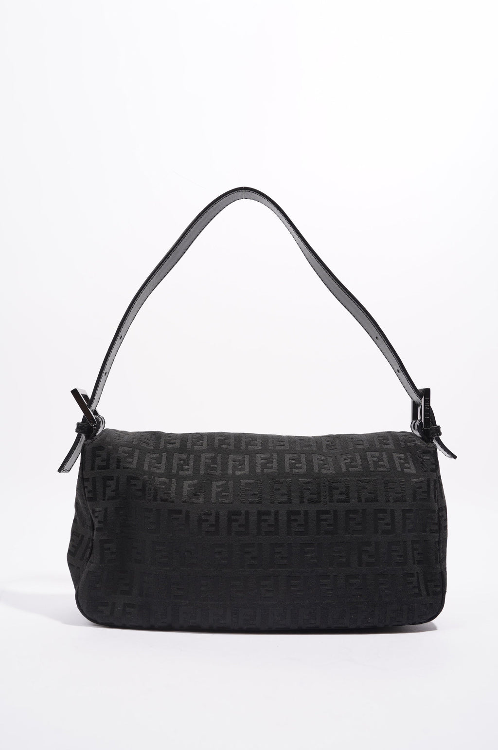 Fendi Womens Baguette Bag Black Small