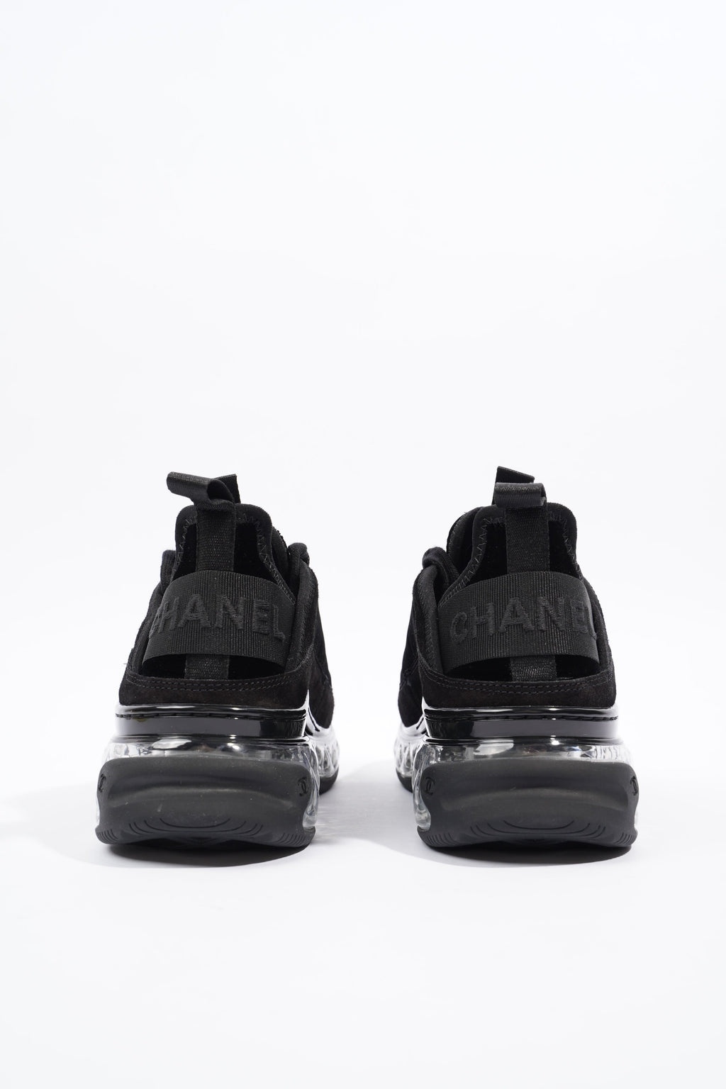 Chanel Womens CC Logo Black / Clear EU 36 / UK 3