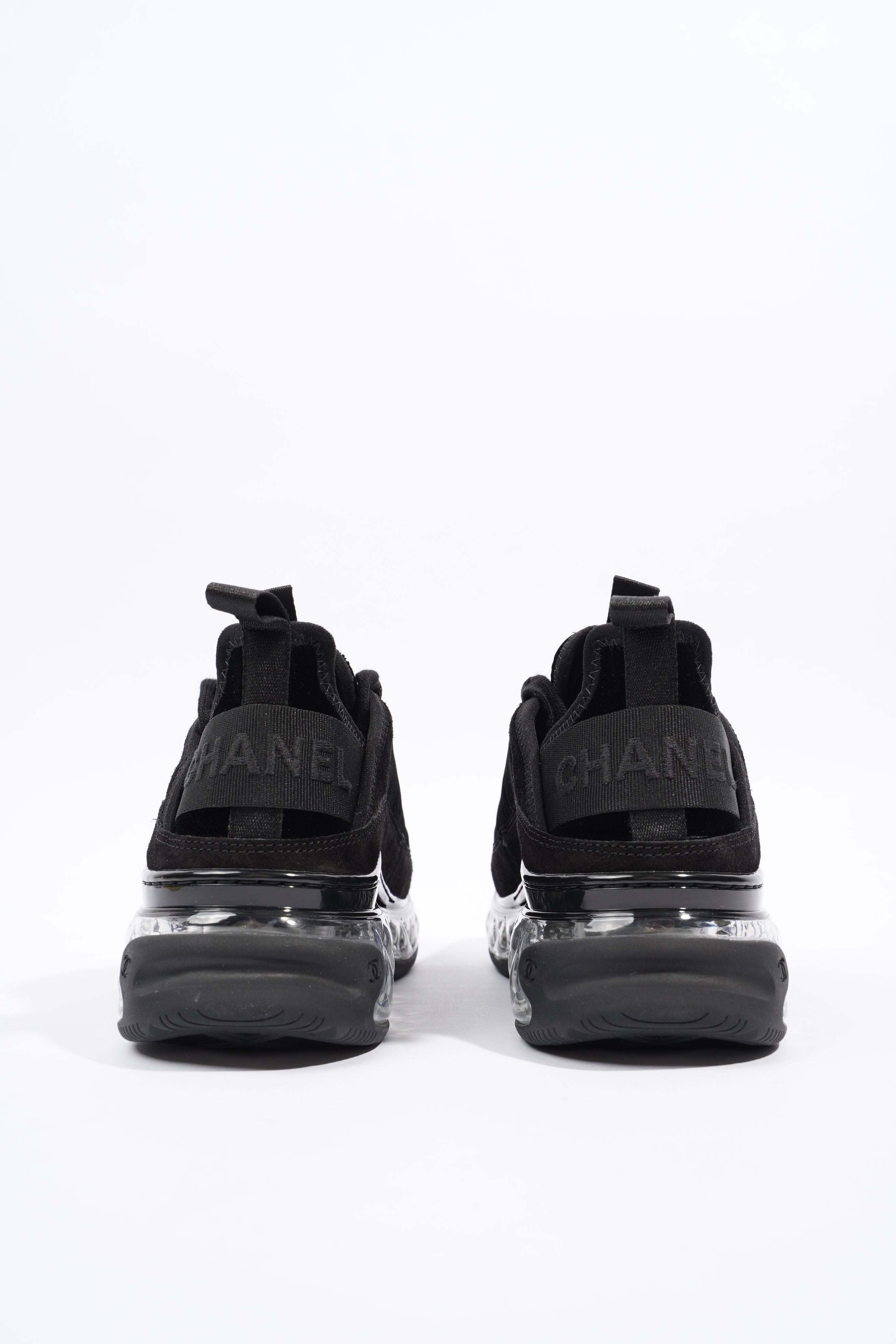 Chanel Womens CC Logo Black / Clear EU 36 / UK 3