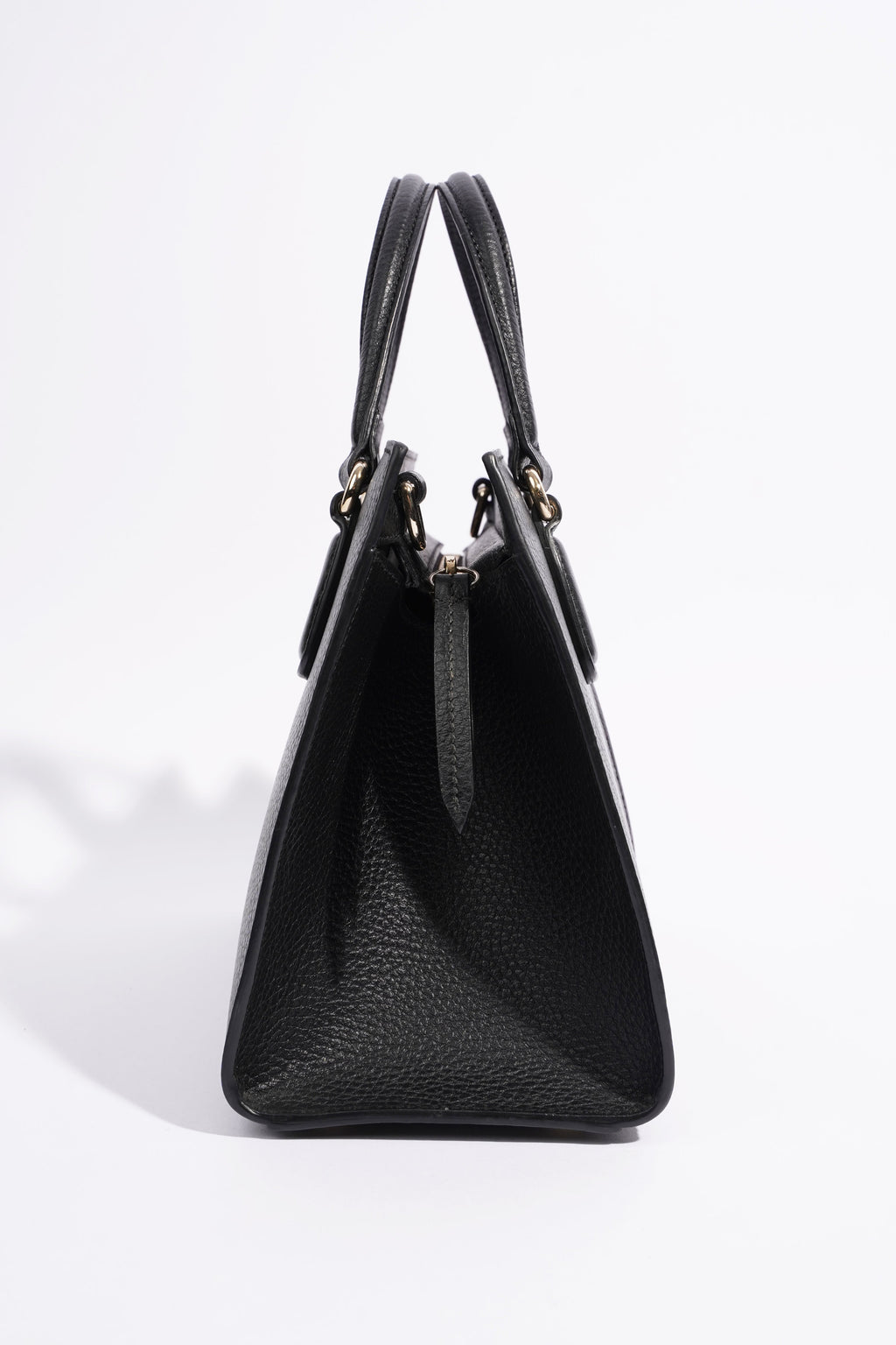 Gucci Womens Soho Tote Bag Black Leather Small