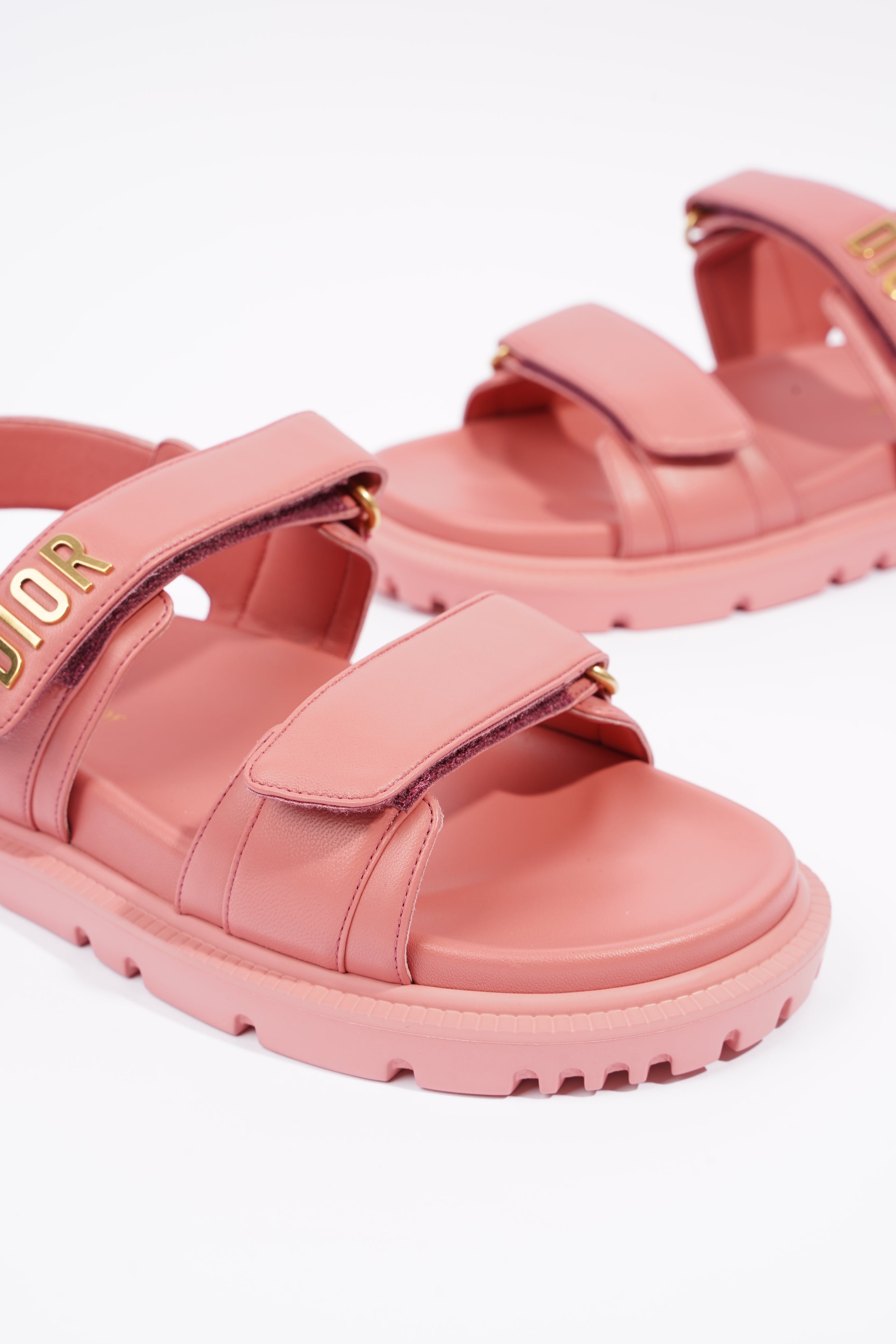 Christian Dior Womens Act Sandal Dusty Coral EU 37.5 / UK 4.5