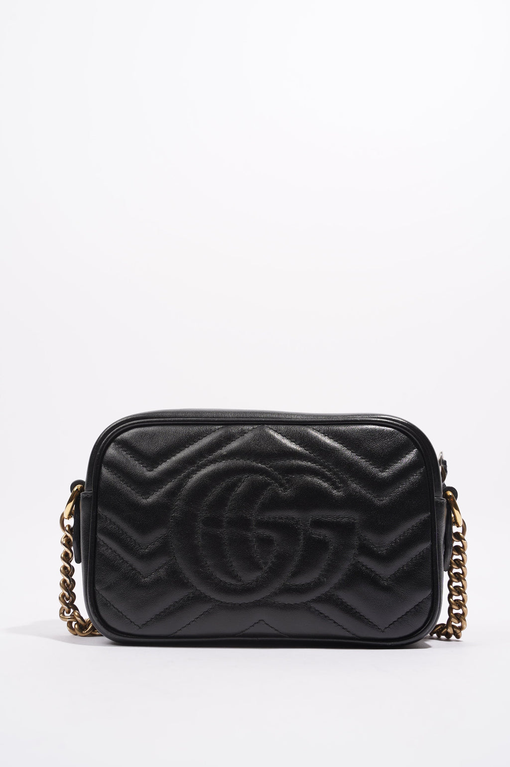 Gucci Womens GG Marmont Black Mini