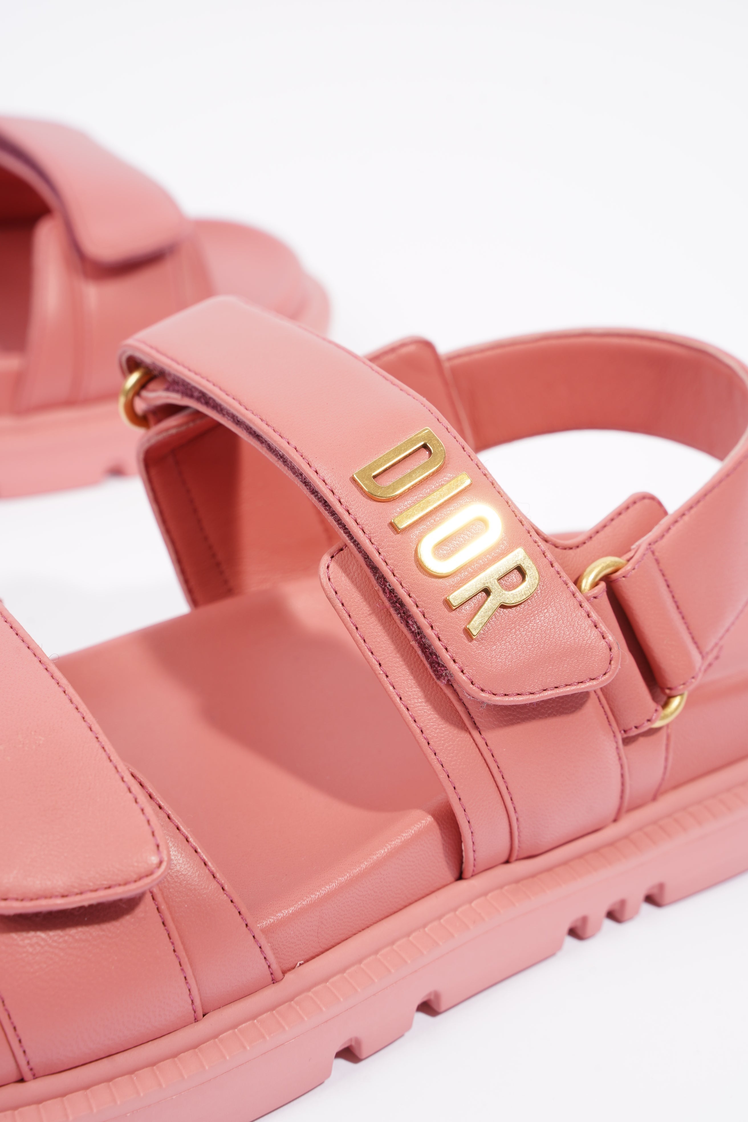 Christian Dior Womens Act Sandal Dusty Coral EU 37.5 / UK 4.5