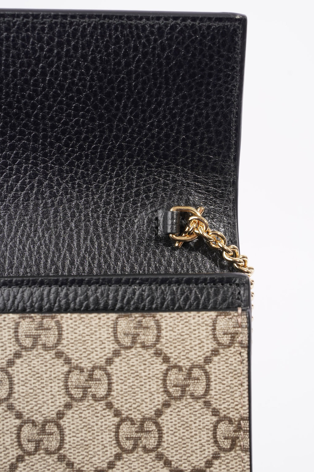 Gucci GG Marmont Chain Wallet Monogram Leather / Canvas