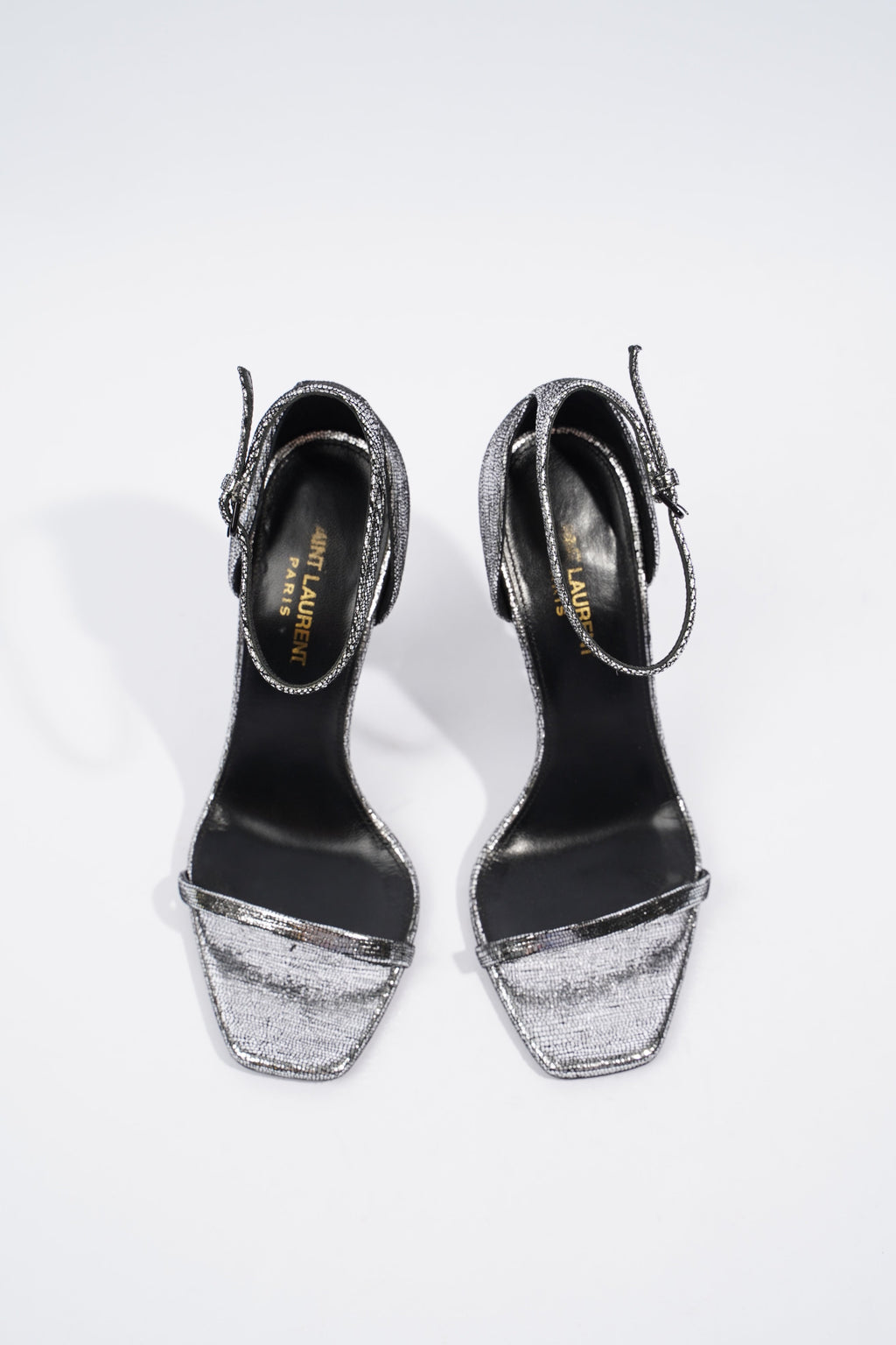 Saint Laurent Opyum 110 Silver EU 37.5 / UK 4.5