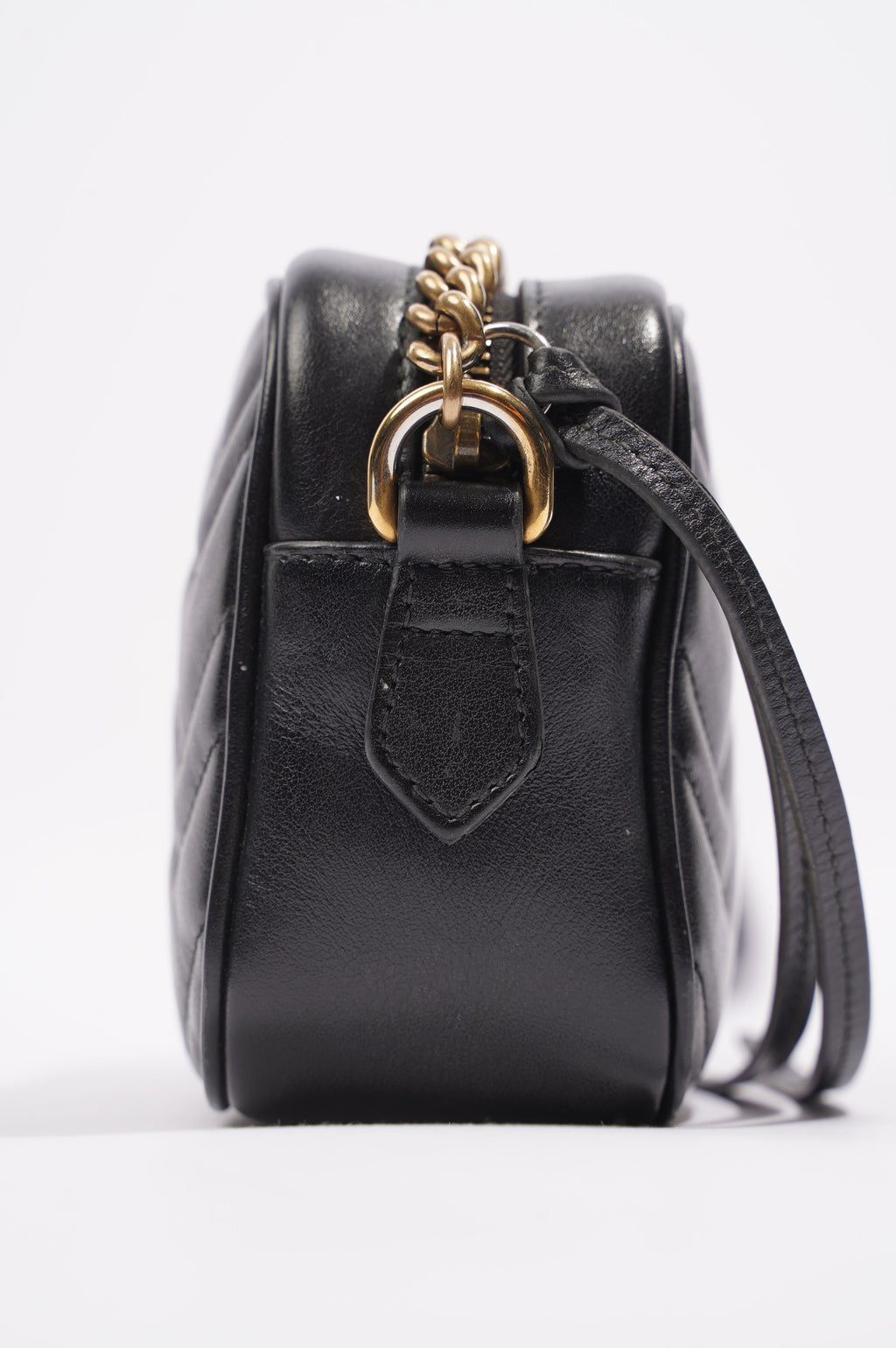 Gucci Womens GG Marmont Black Mini