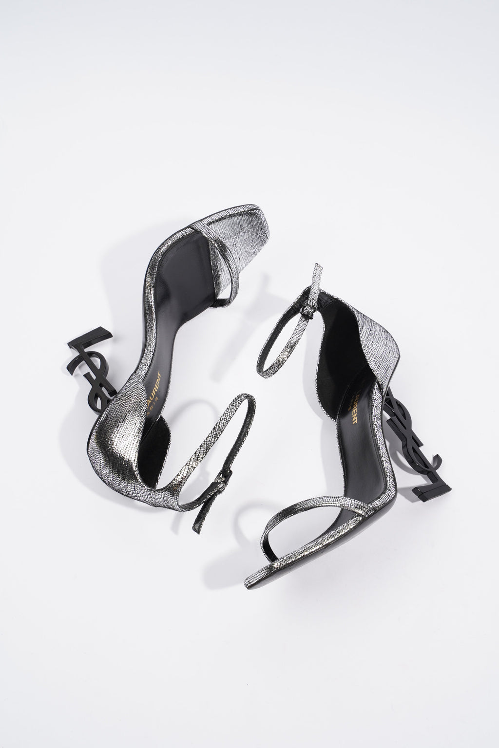 Saint Laurent Opyum 110 Silver EU 37.5 / UK 4.5