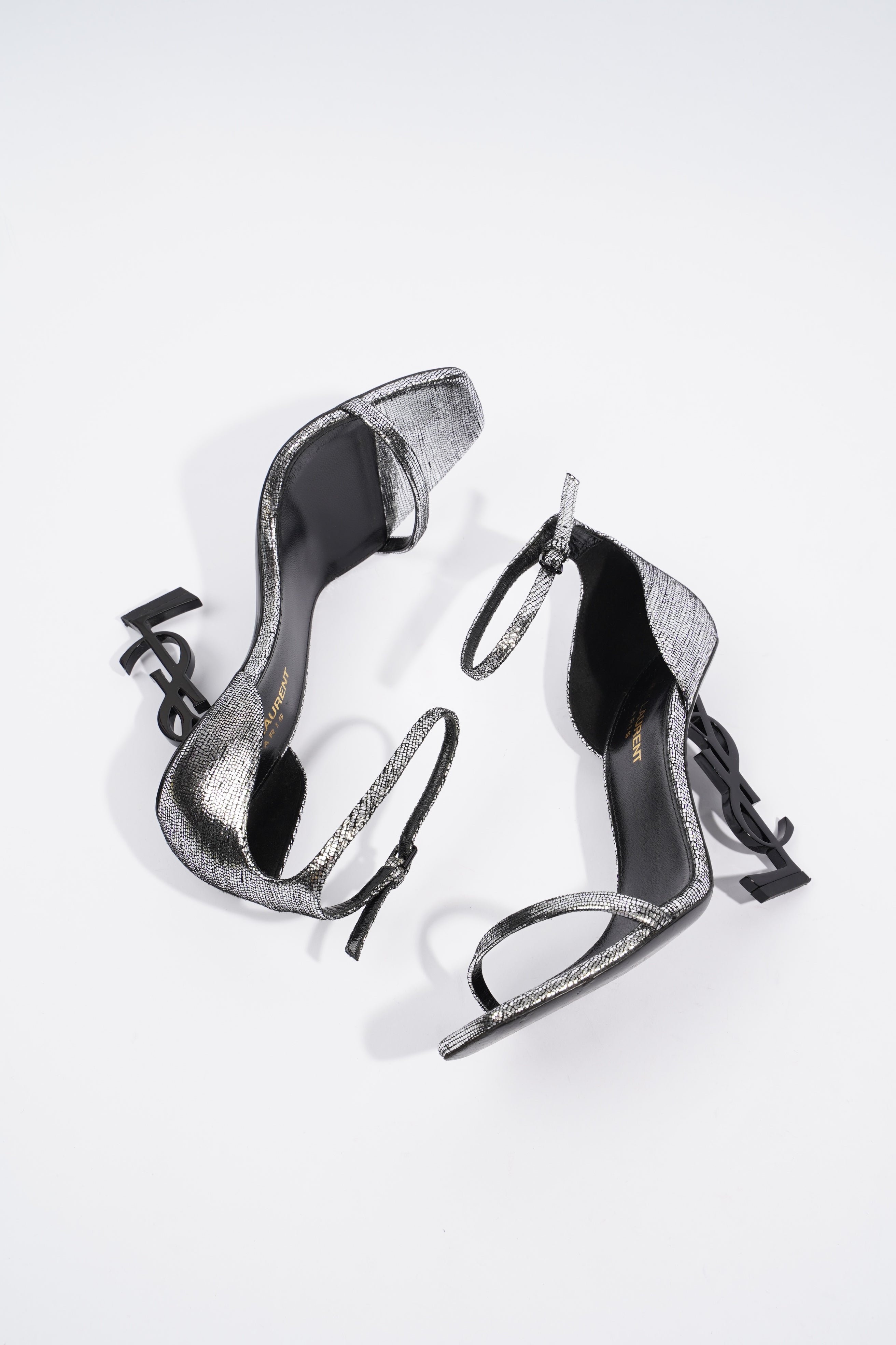 Saint Laurent Opyum 110 Silver EU 37.5 / UK 4.5