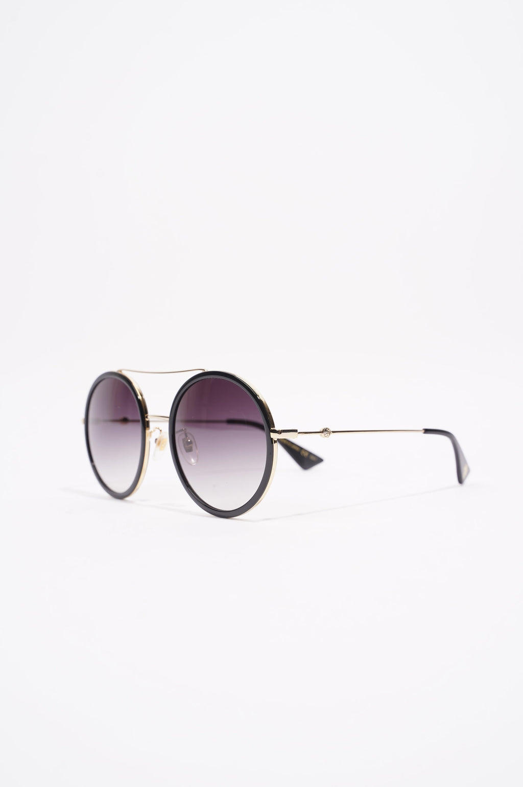 Gucci Womens GG0061S Sunglasses Black / Gold 140