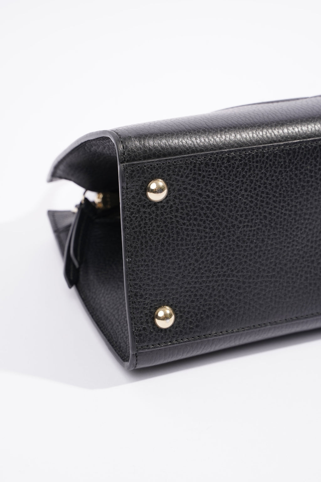 Gucci Womens Soho Tote Bag Black Leather Small