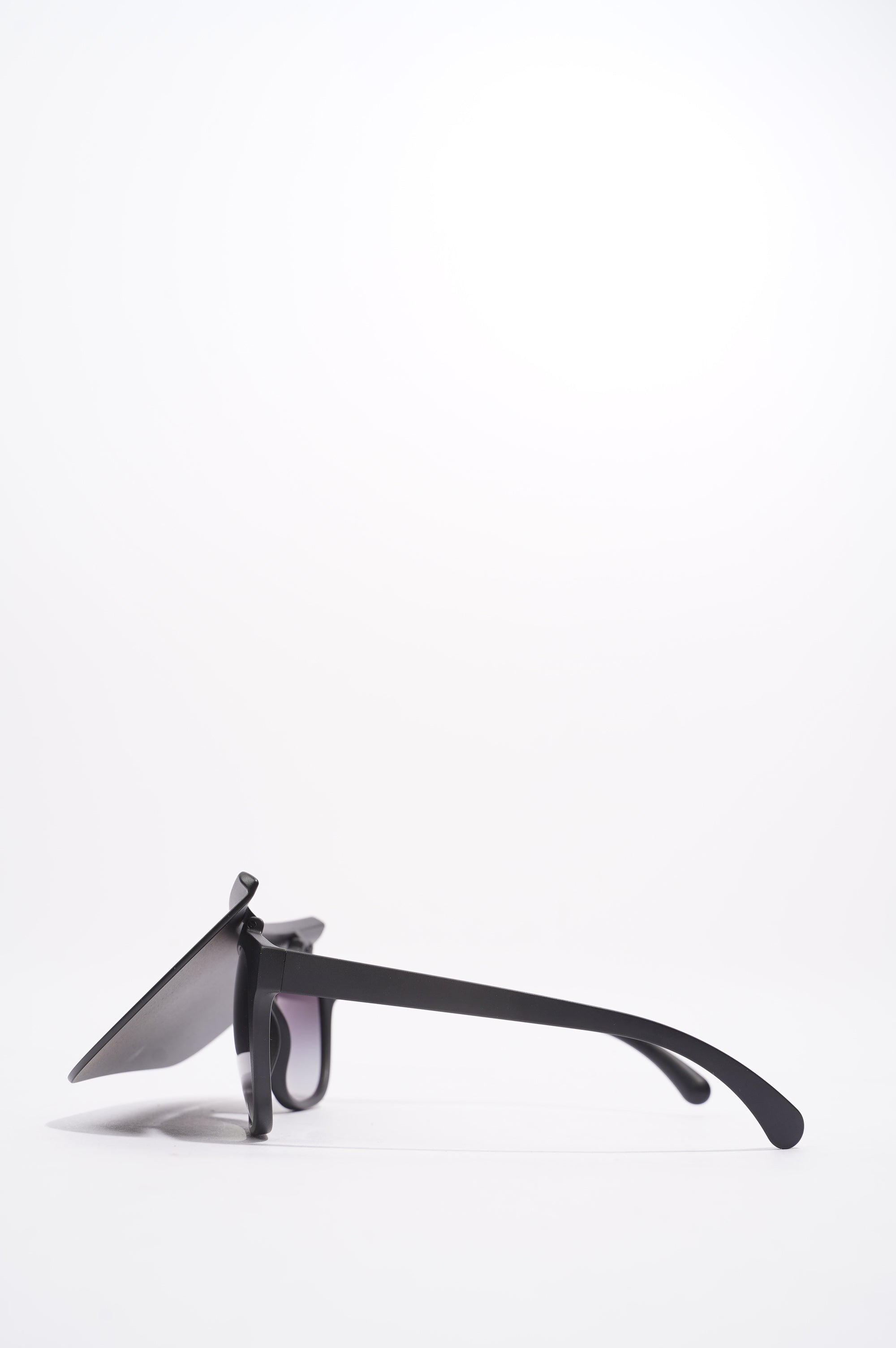 Chanel Womens Visor Sunglasses Black Acetate