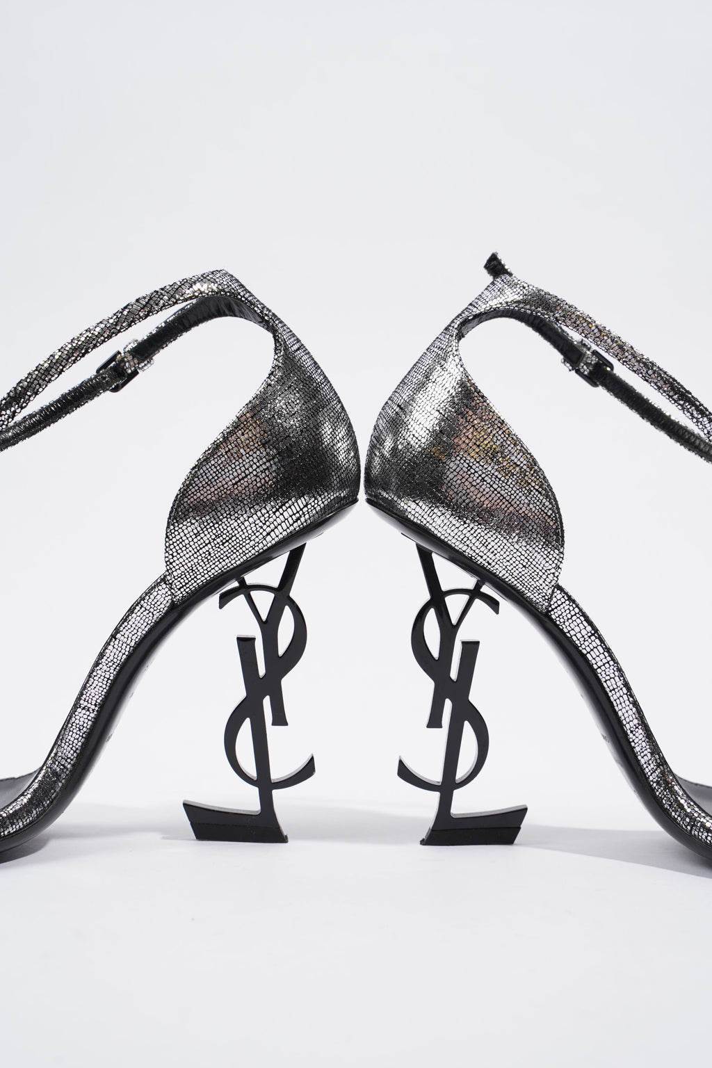 Saint Laurent Opyum 110 Silver EU 37.5 / UK 4.5