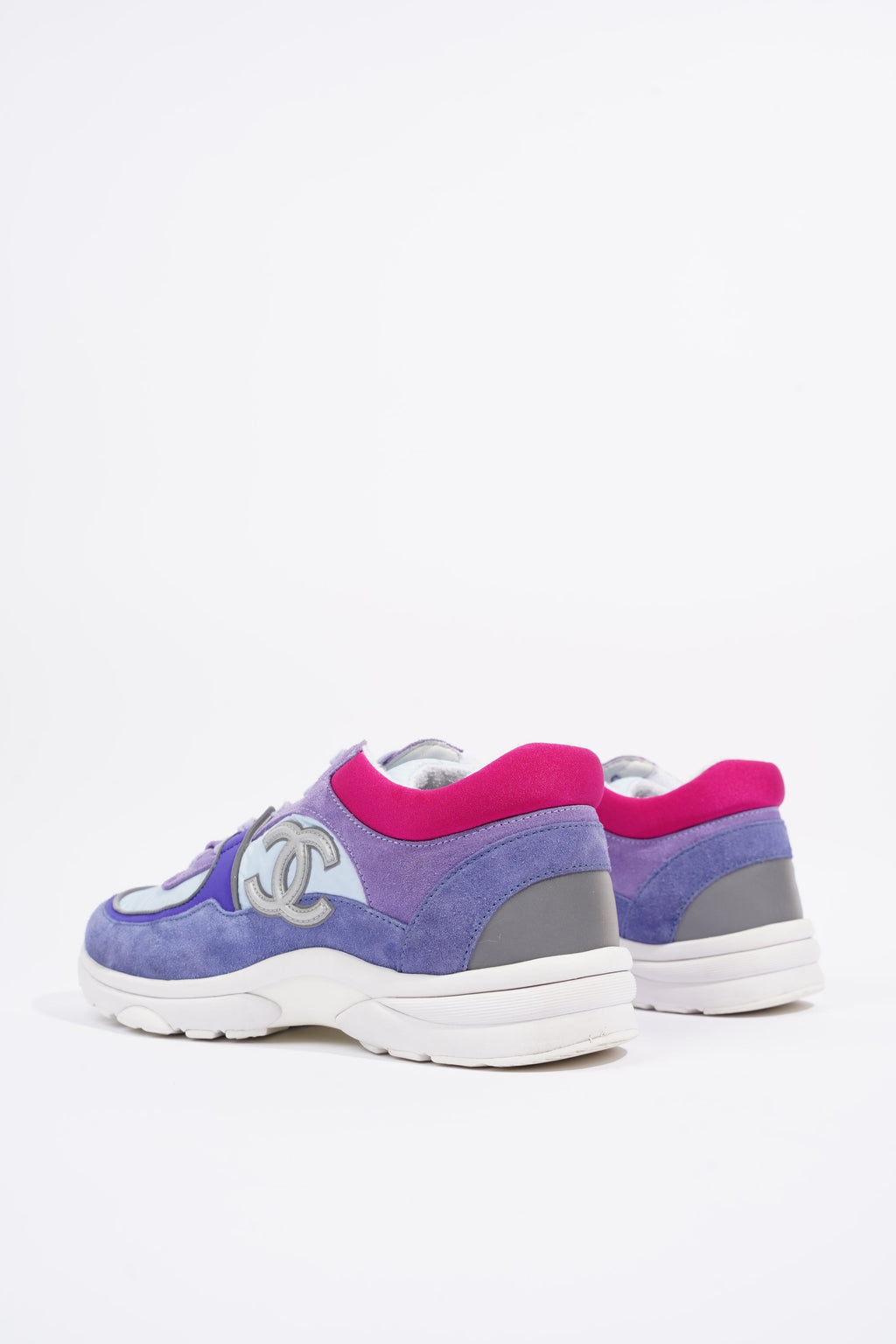 Chanel Womens CC Logo Trainer Purple / Pink EU 39 / UK 6