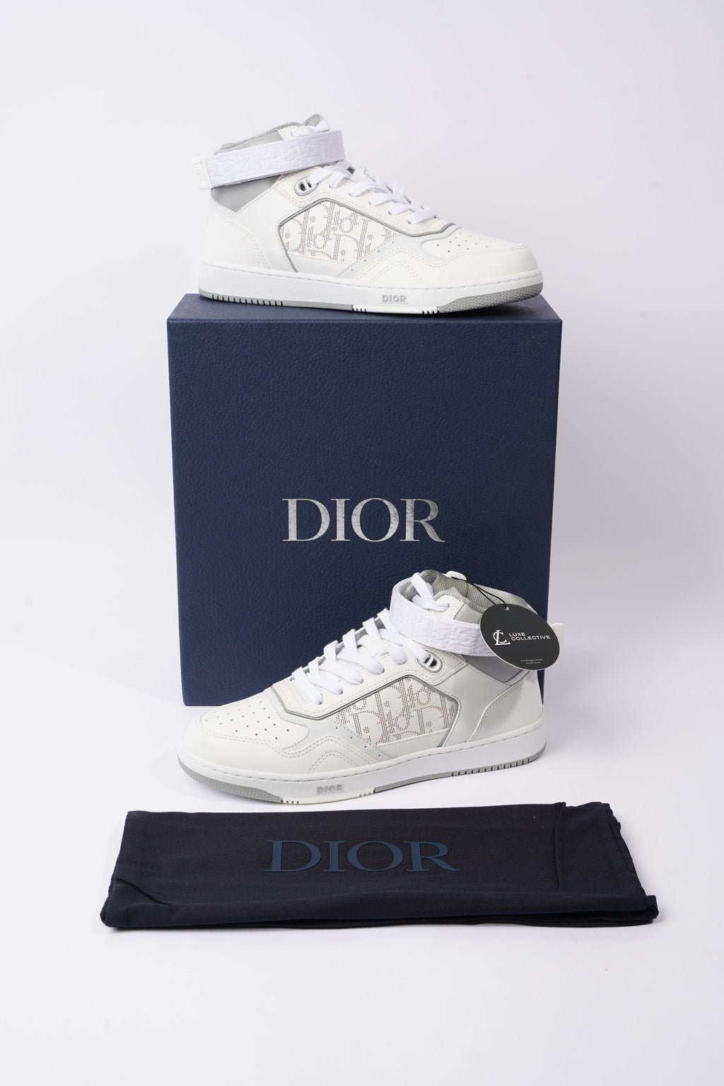 Christian Dior Mens B27 High Top White EU 40 / UK 6