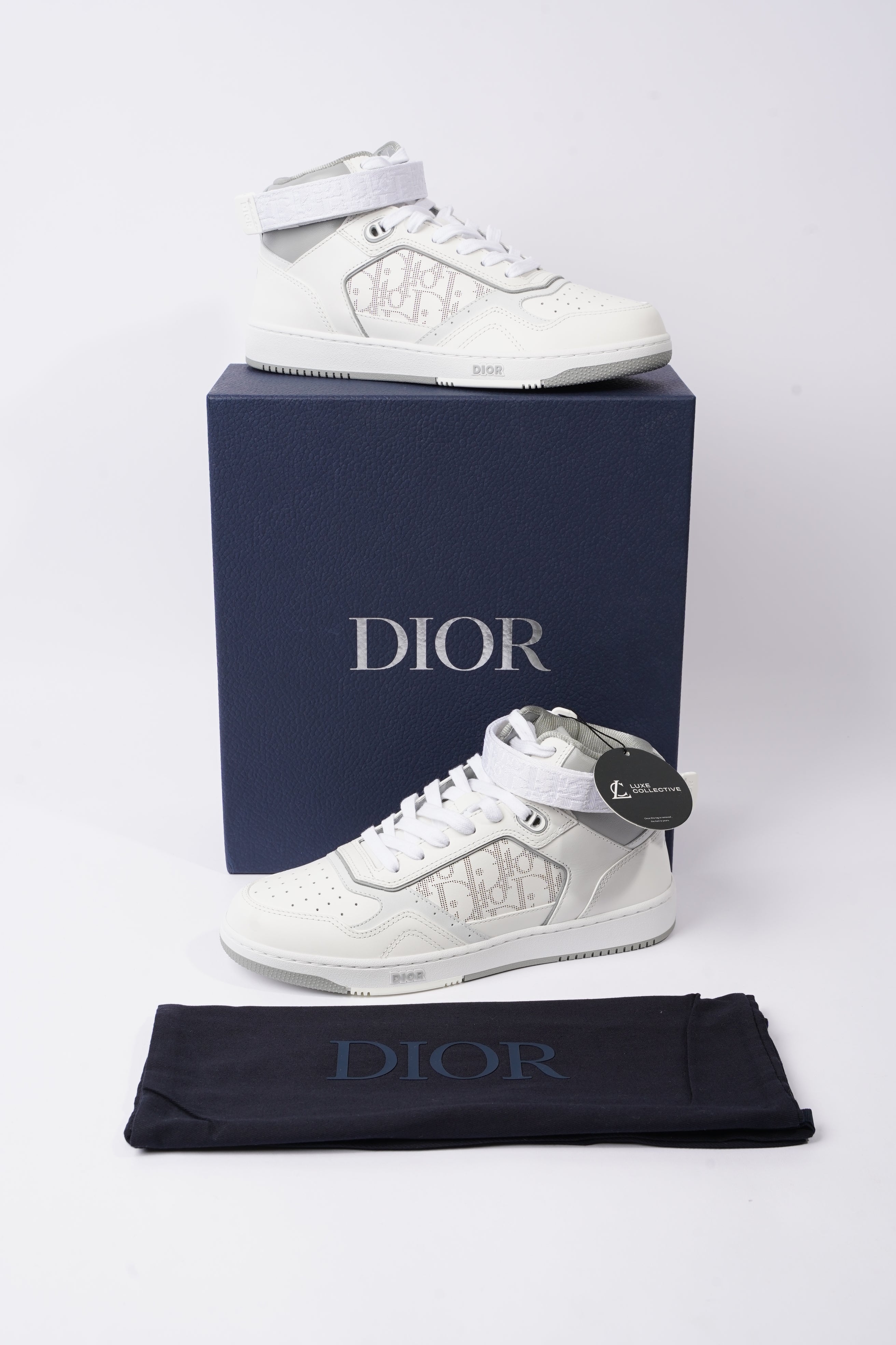 Christian Dior Mens B27 High Top White EU 40 / UK 6