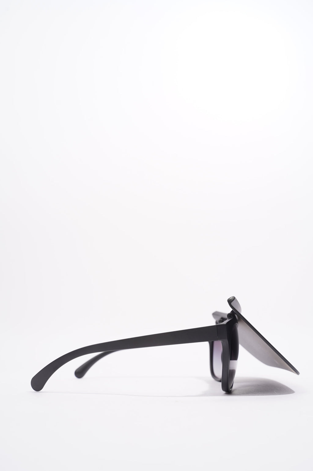 Chanel Womens Visor Sunglasses Black Acetate