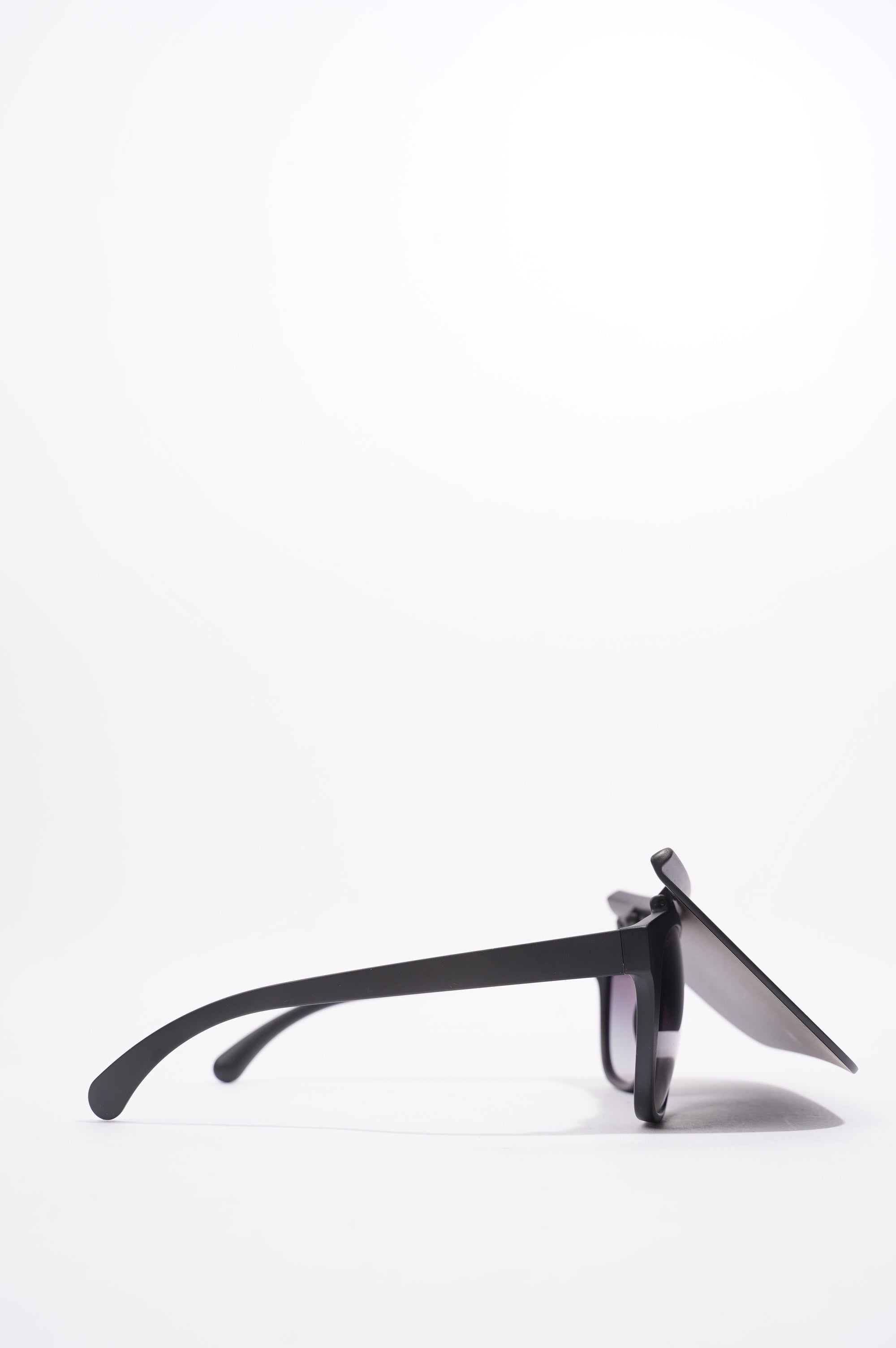 Chanel Womens Visor Sunglasses Black Acetate