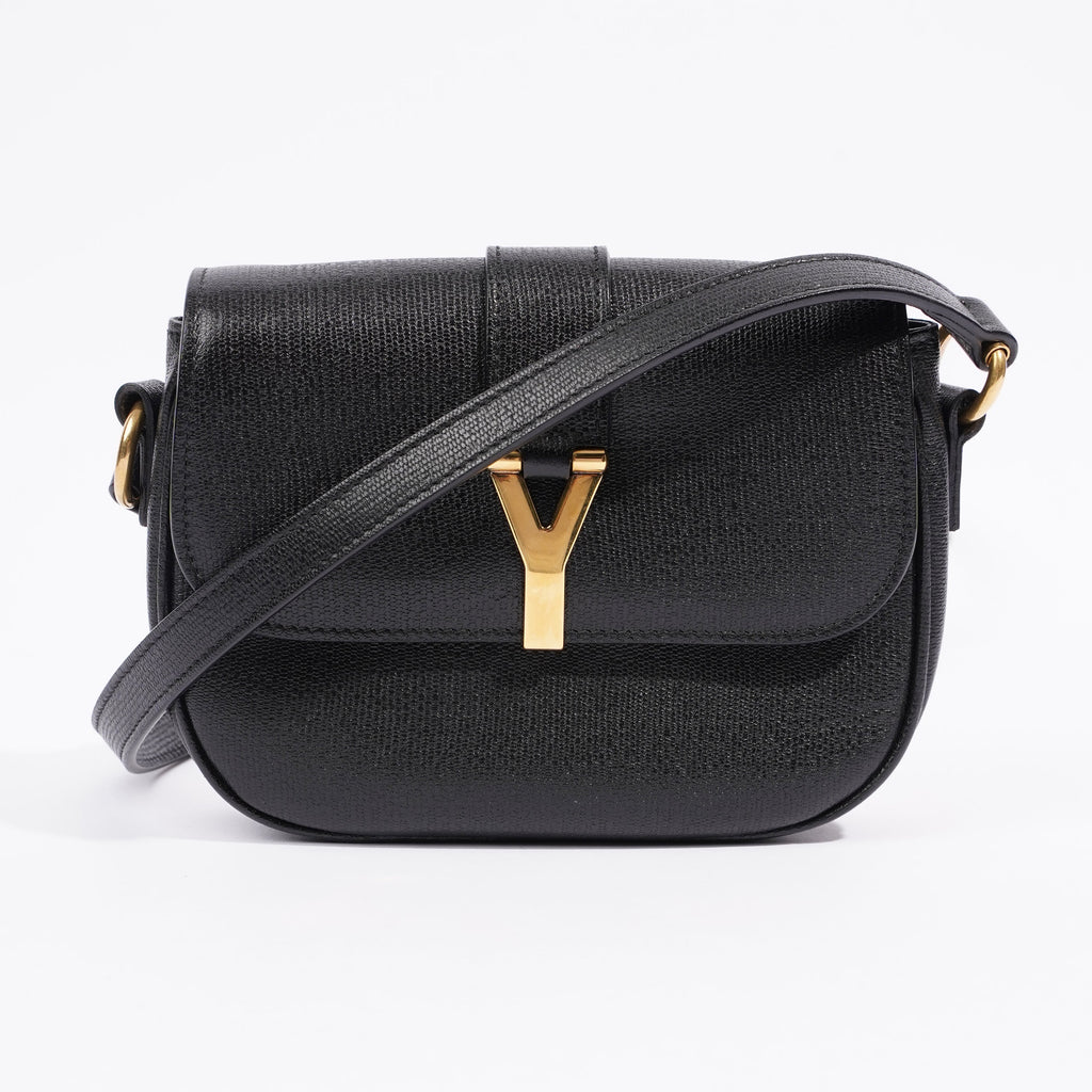 Saint Laurent Chyc Crossbody Bag Black Leather