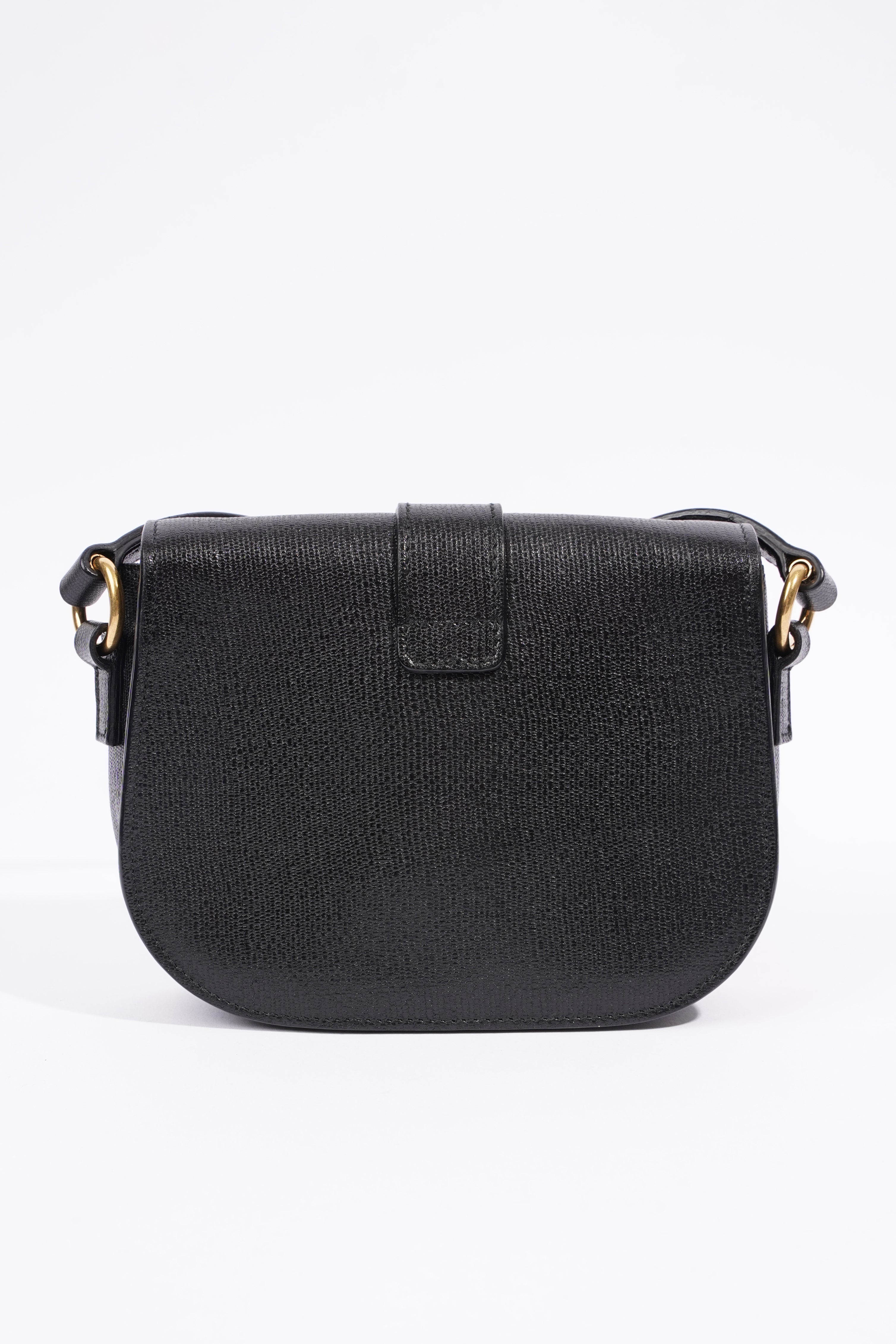Saint Laurent Chyc Crossbody Bag Black Leather