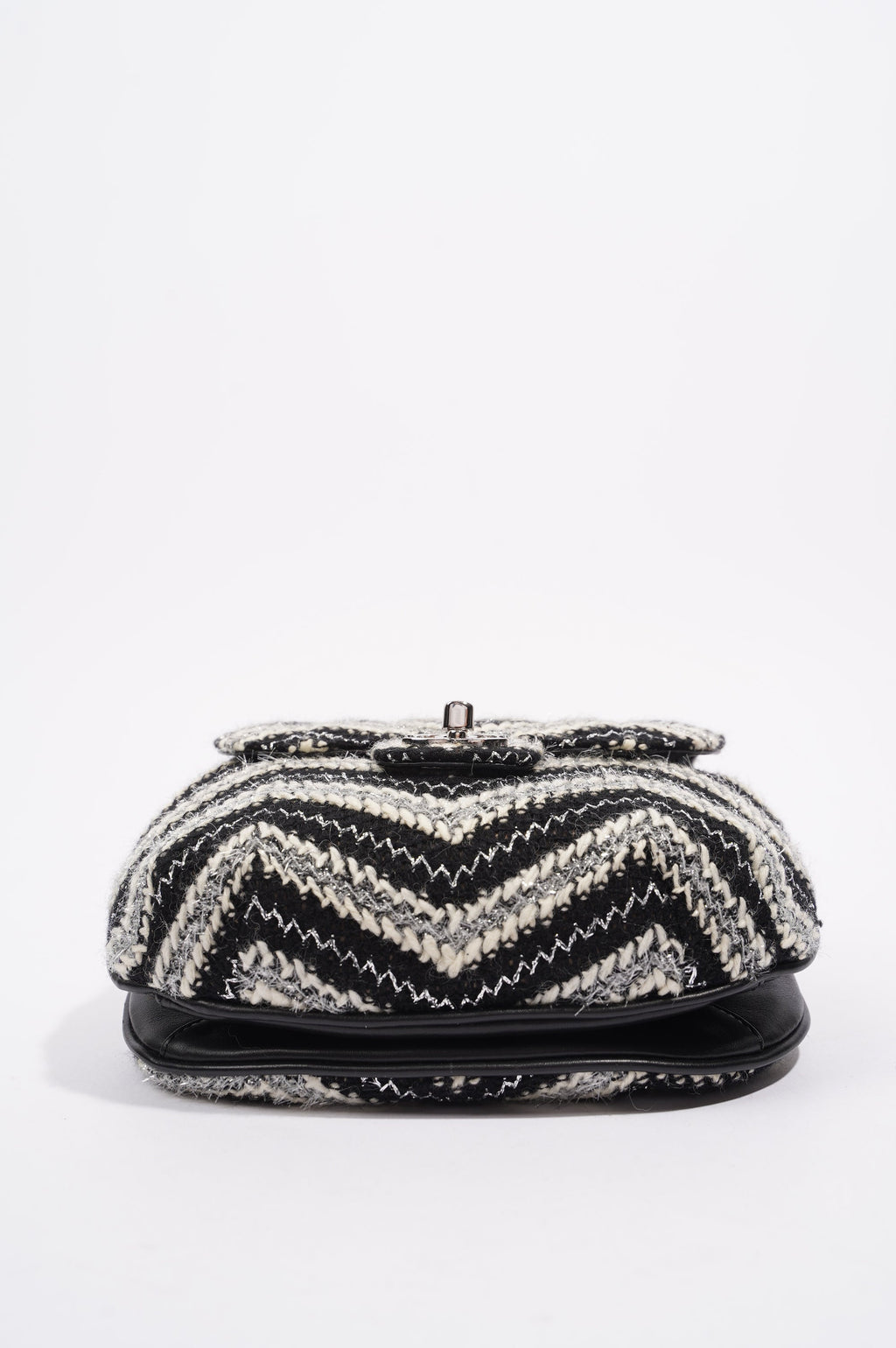 Chanel Womens Chevron Tweed Multi