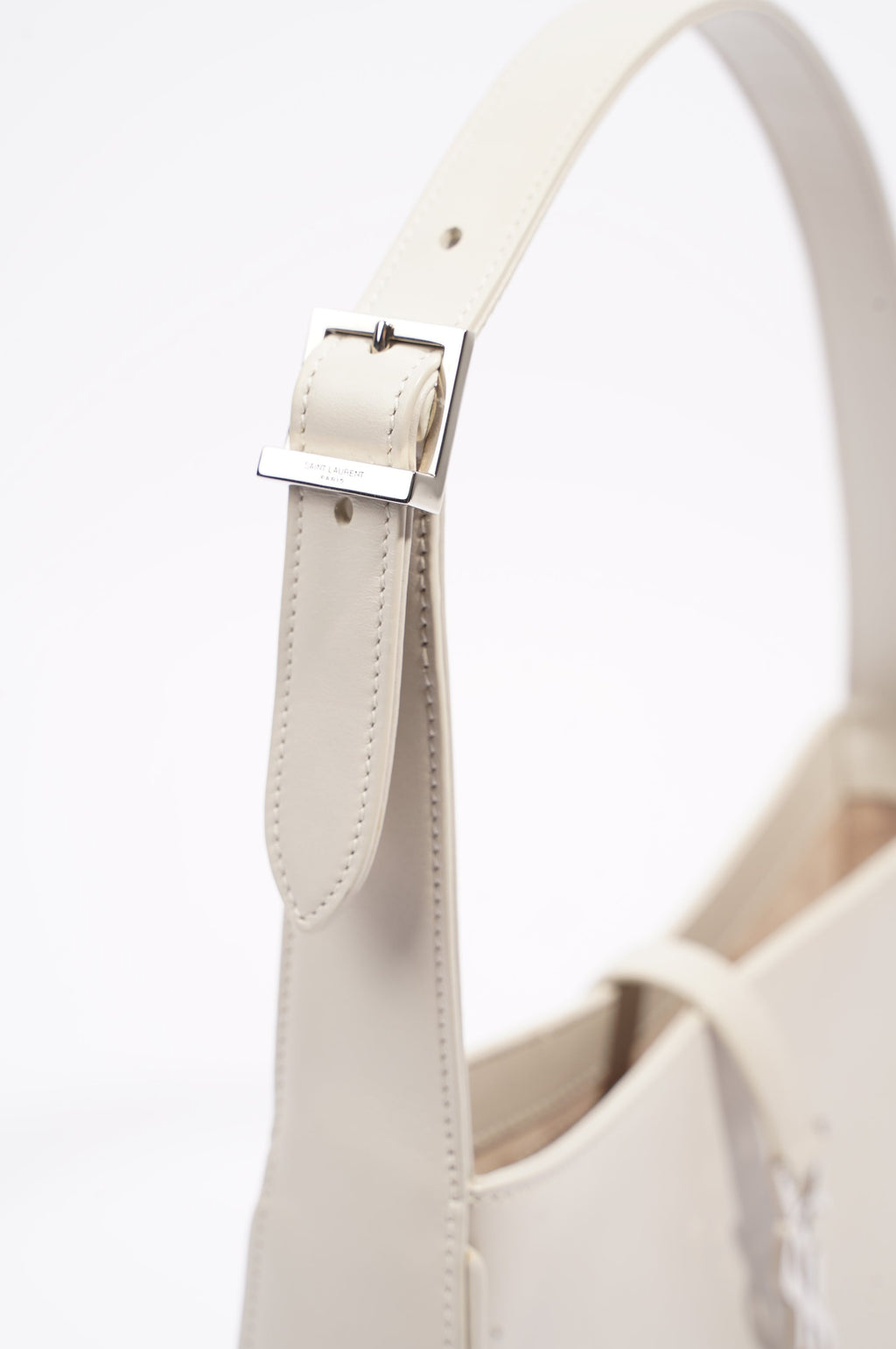 Saint Laurent Womens LE 5 A & Hobo White