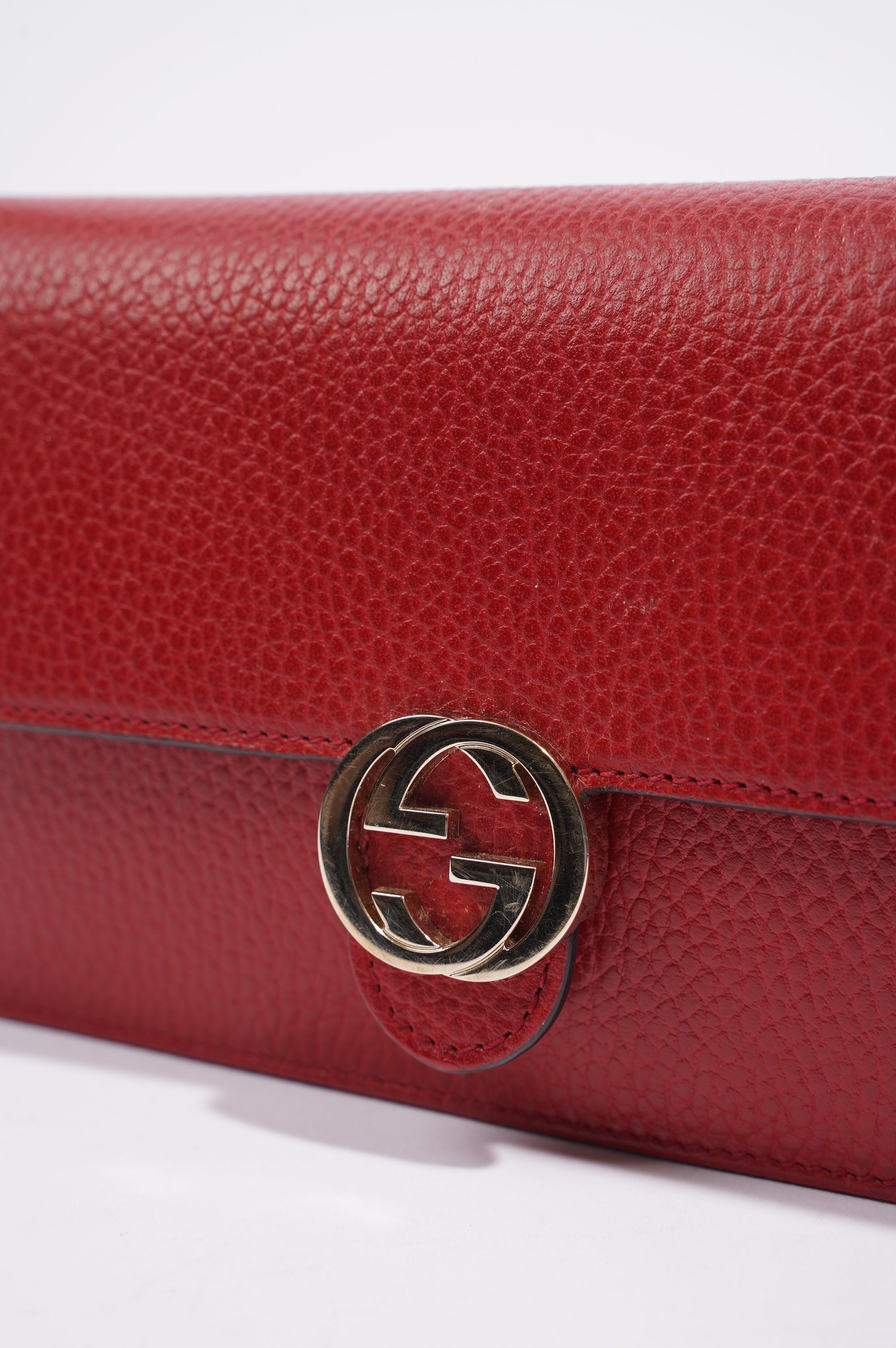 Gucci Womens Interlocking WOC Red