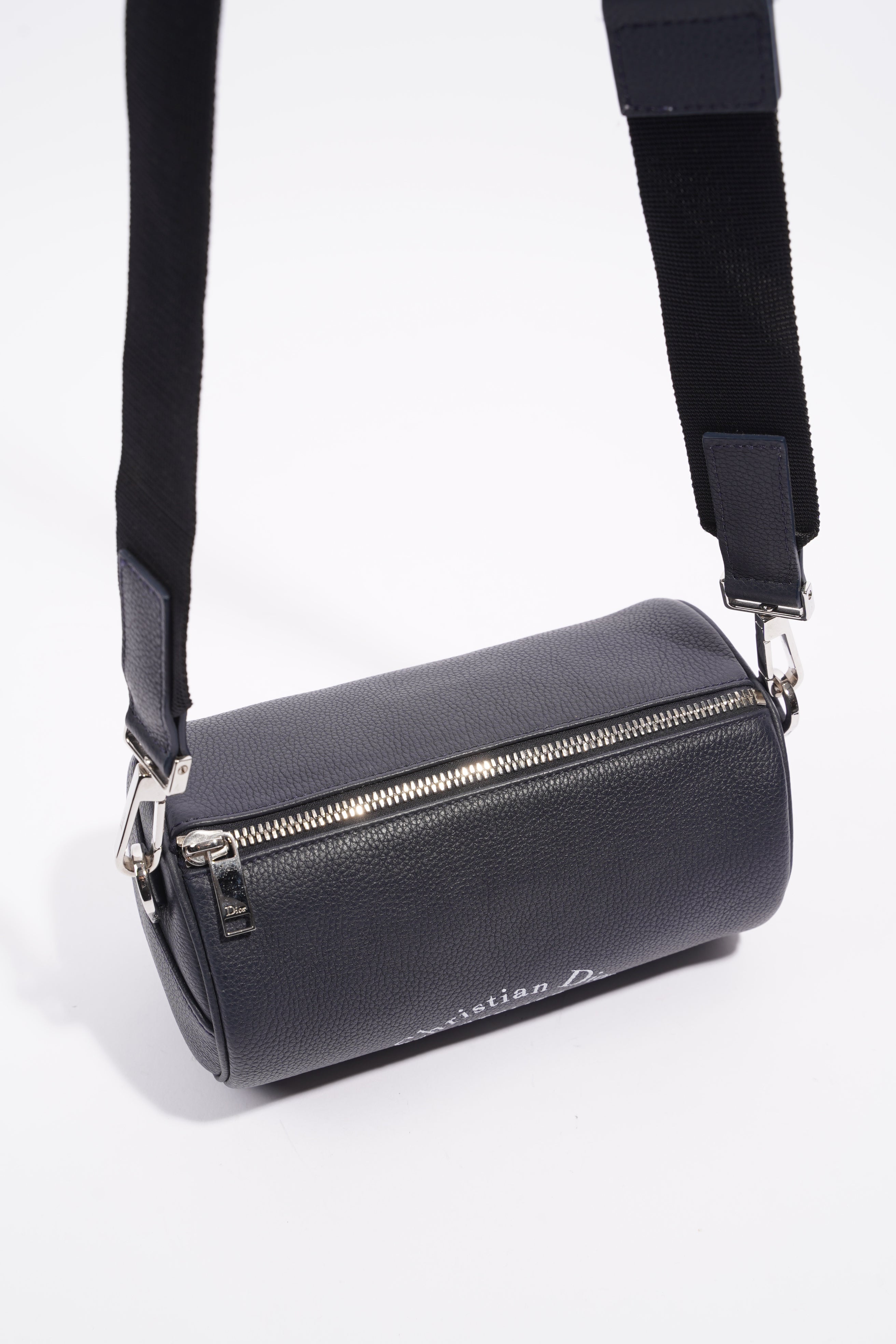 Christian Dior Mens Roller Messenger Bag Navy