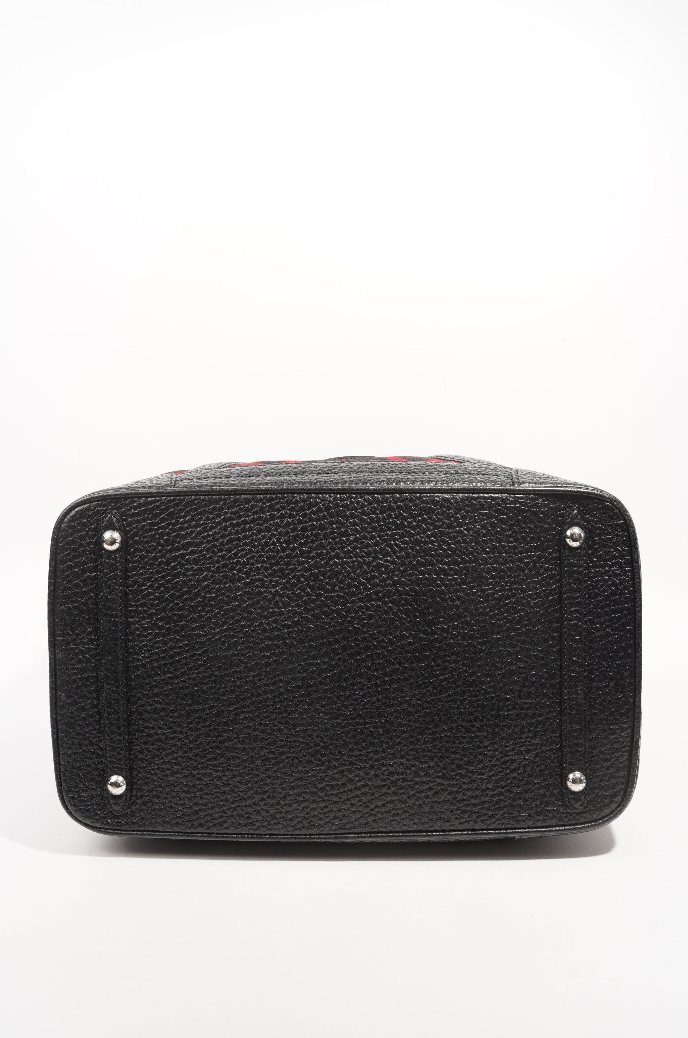 Louis Vuitton Womens Grimaud Vail Blanket Weekend Bag Black Red