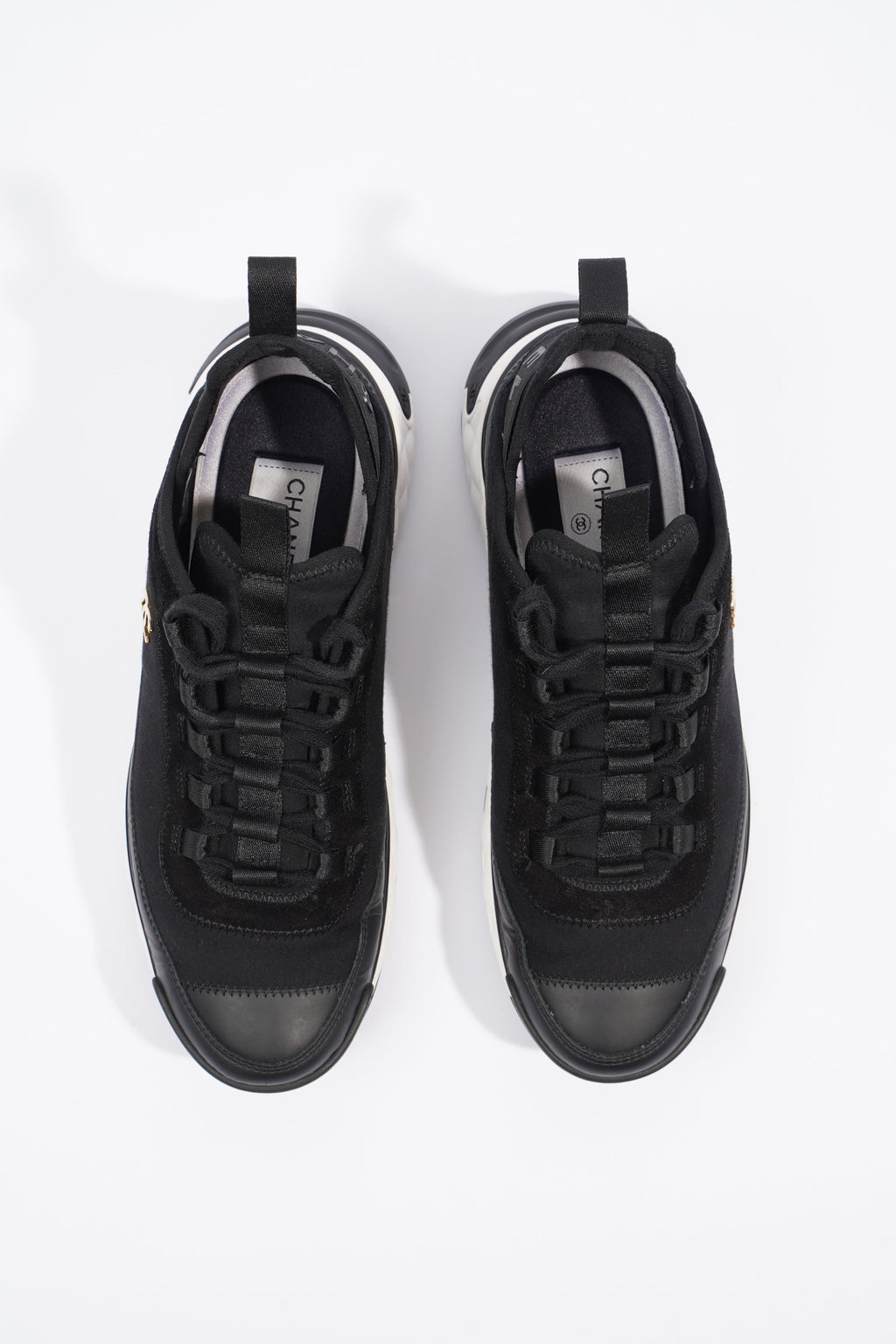 Chanel CC Logo Black / White EU 40 / UK 7