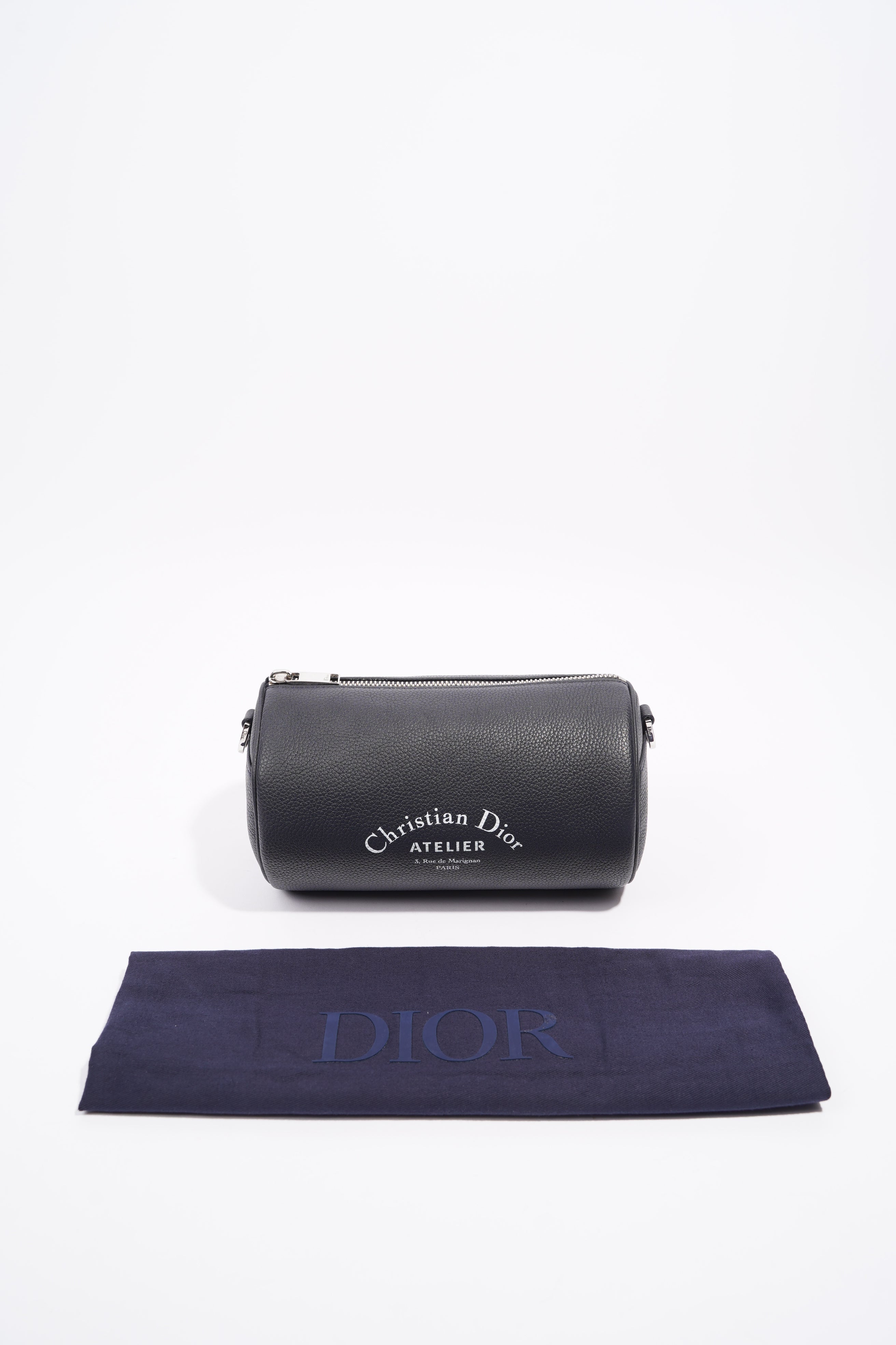 Christian Dior Mens Roller Messenger Bag Navy