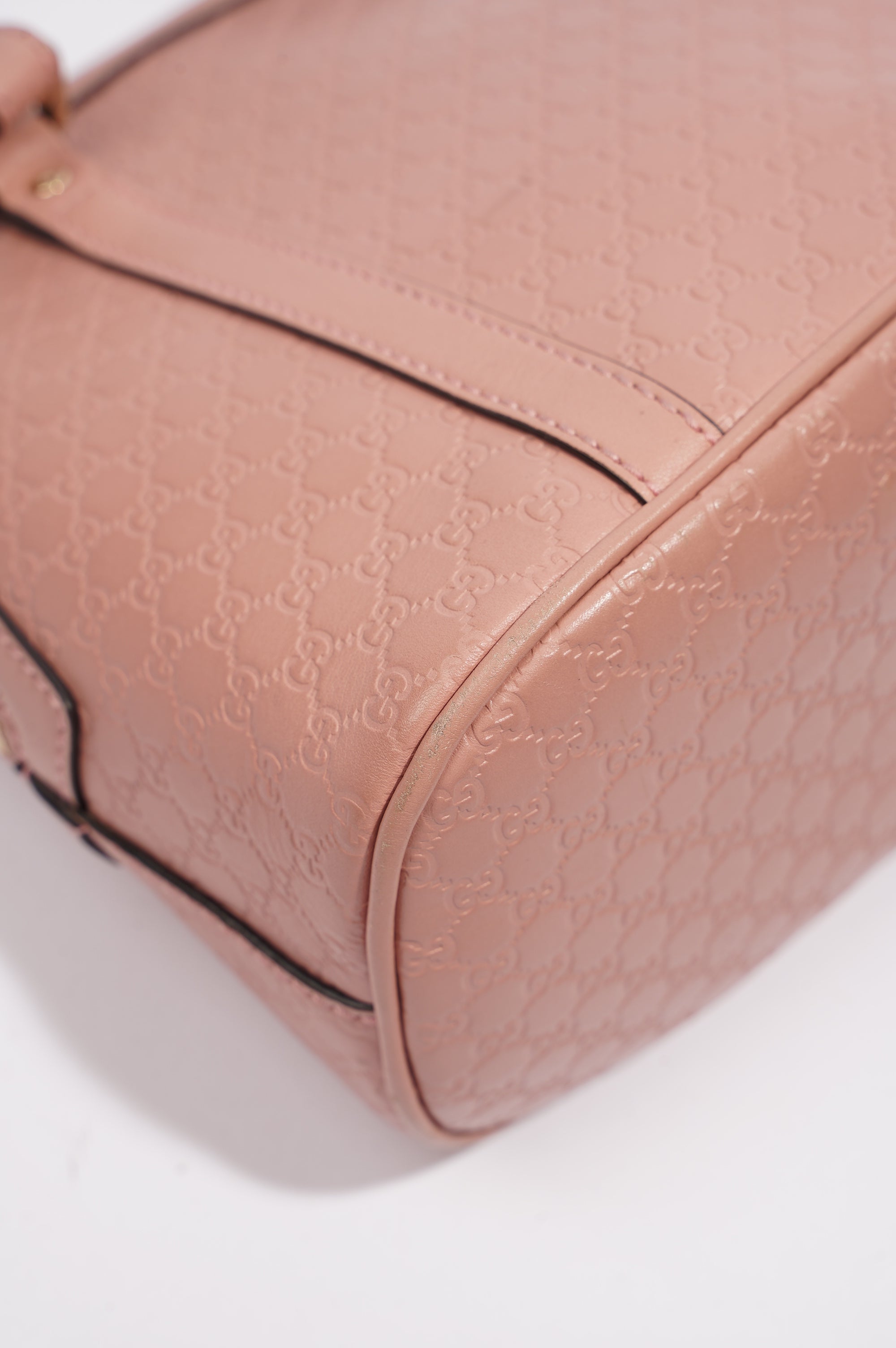 Gucci Dome Bag Pink Guccissima Mini