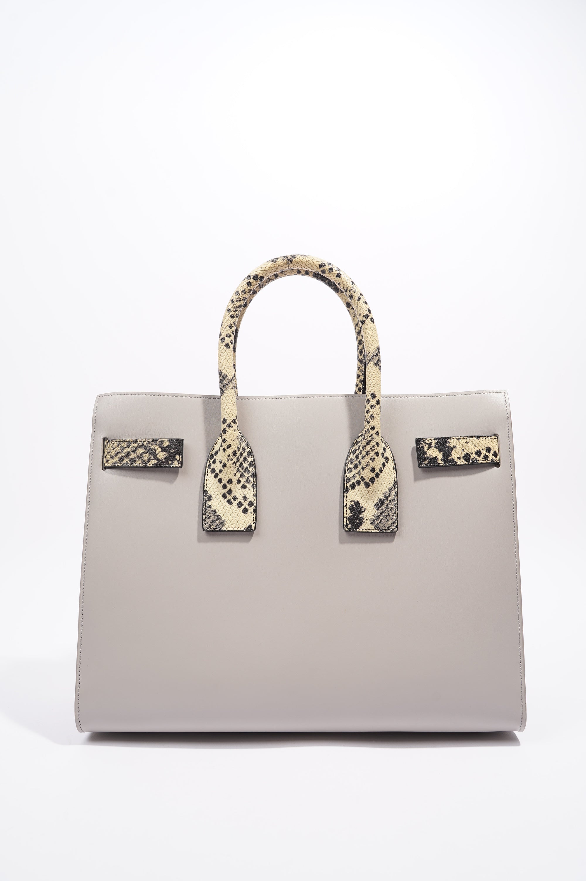Saint Laurent Sac du Jour Grey / Animal Print Leather Small