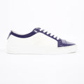 Chanel Womens CC Patent Logo Sneaker Blue / White EU 41 / UK 8