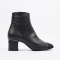 Chanel Leather Ankle Boot Black EU 38.5 / UK 5.5