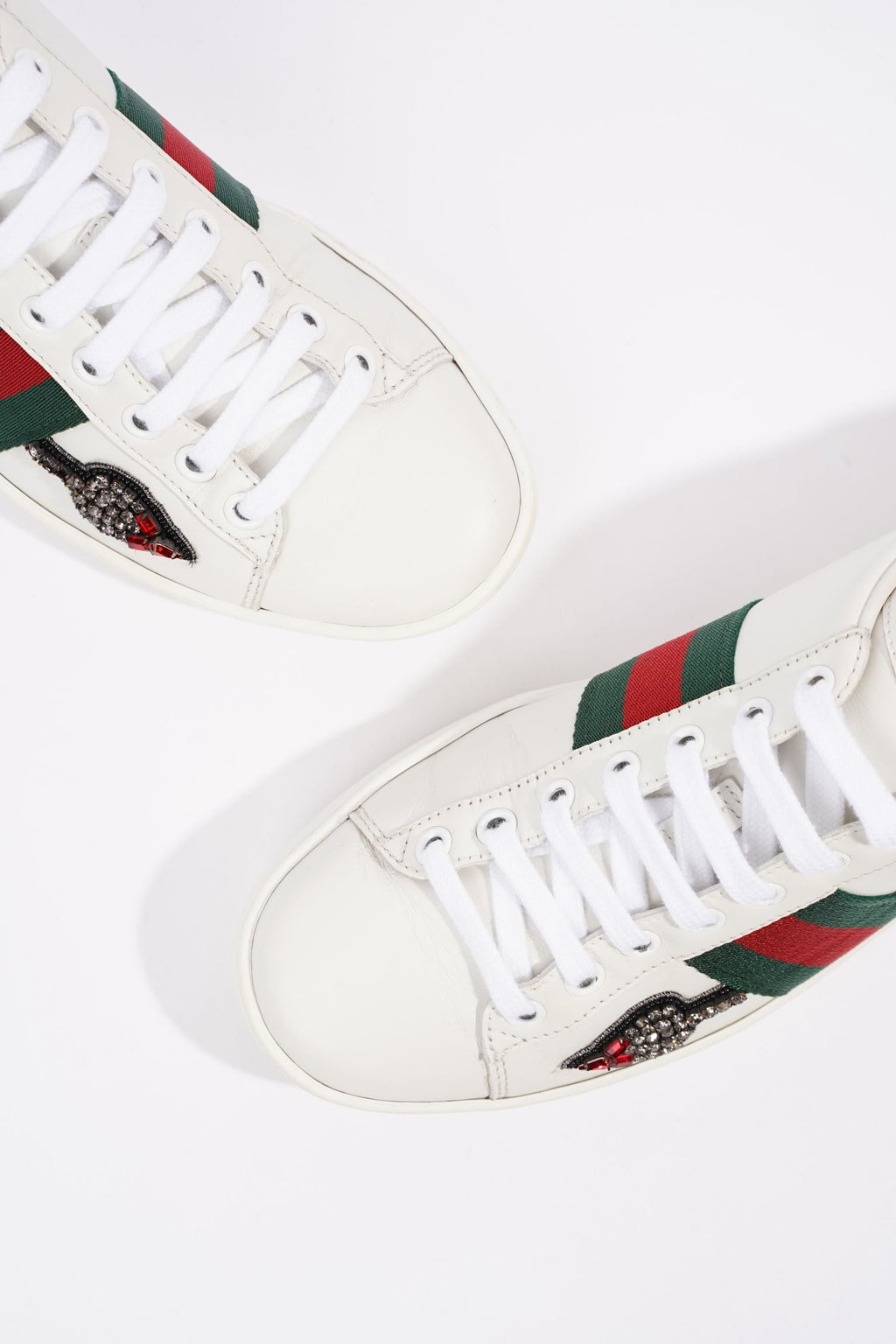 Gucci Womens Ace Arrow Sneaker White / Green / Red EU 36 / UK 3