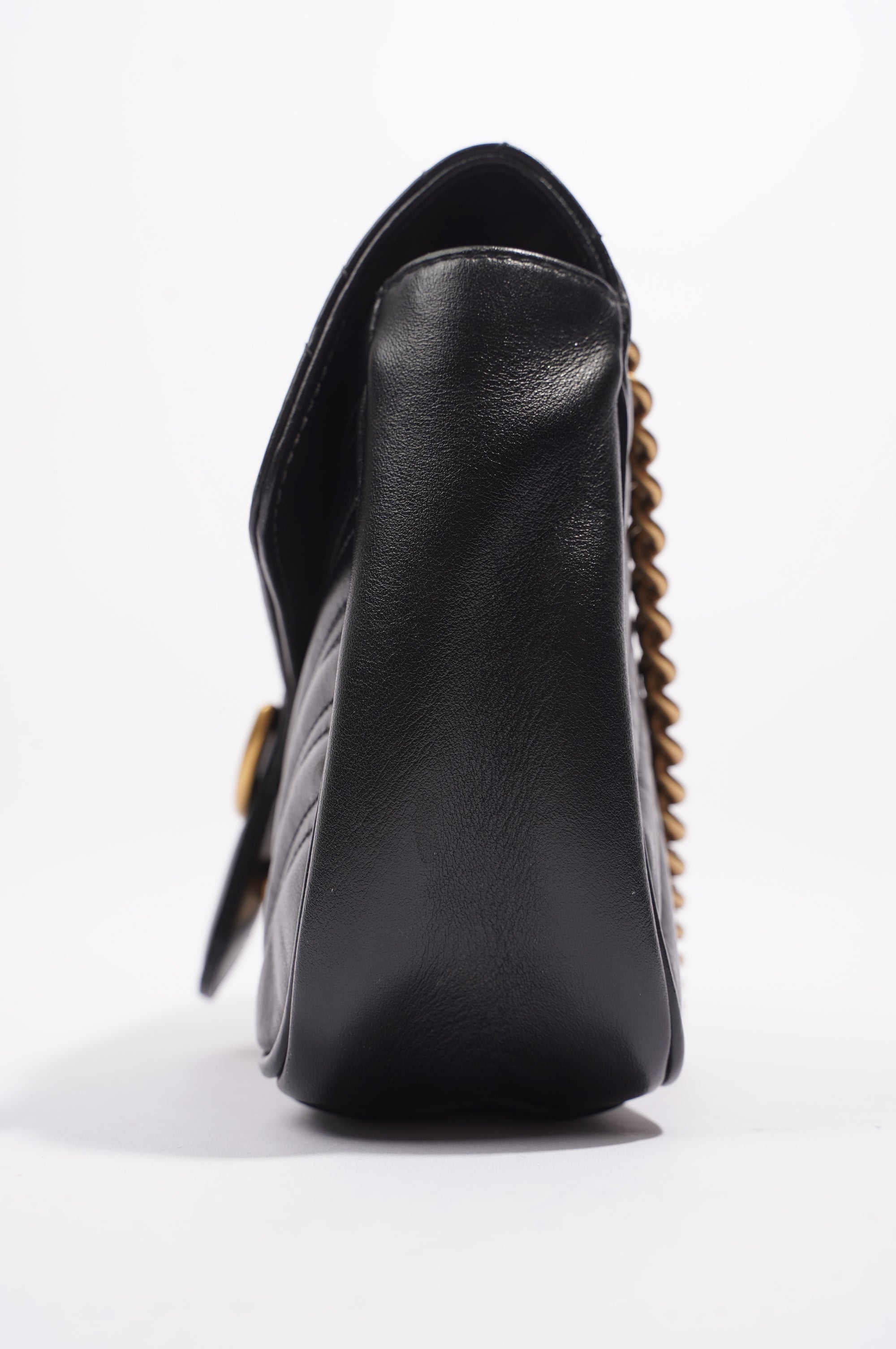 Gucci GG Marmont Flap Black Leather Small