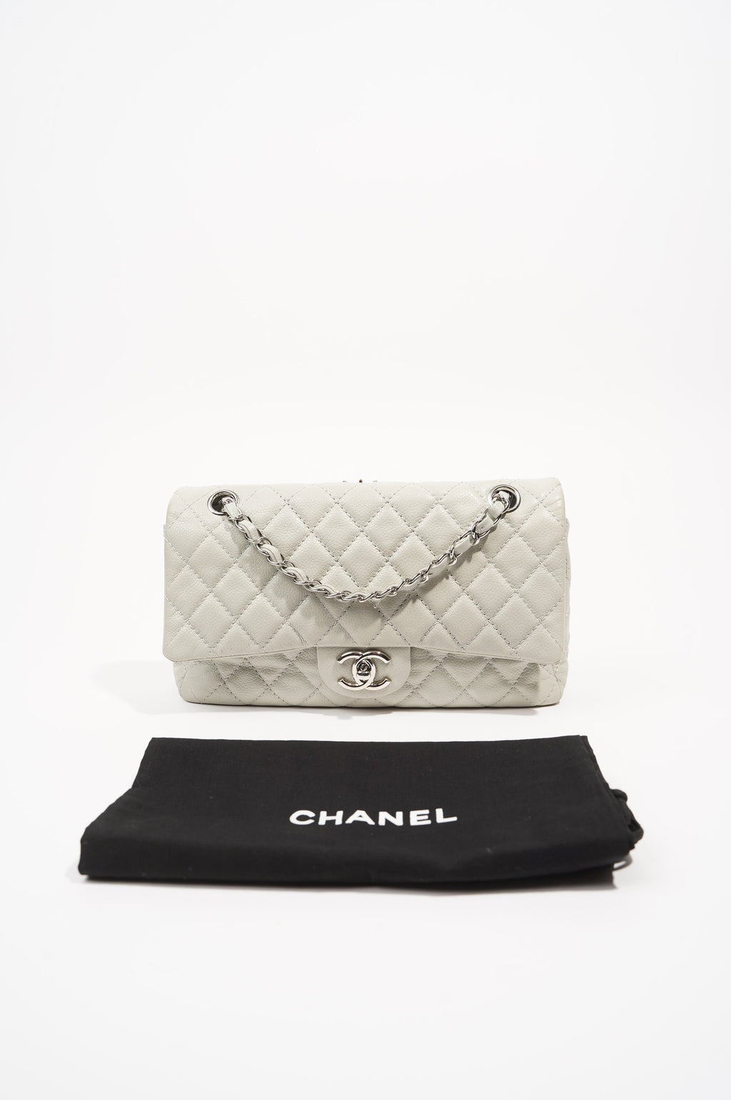 Chanel Quilted Caviar Leather Classic Double Flap Medium