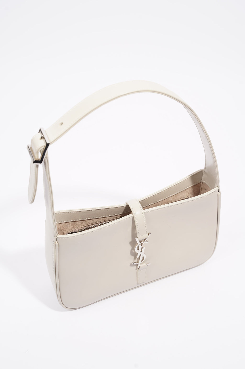 Saint Laurent Womens LE 5 A & Hobo White