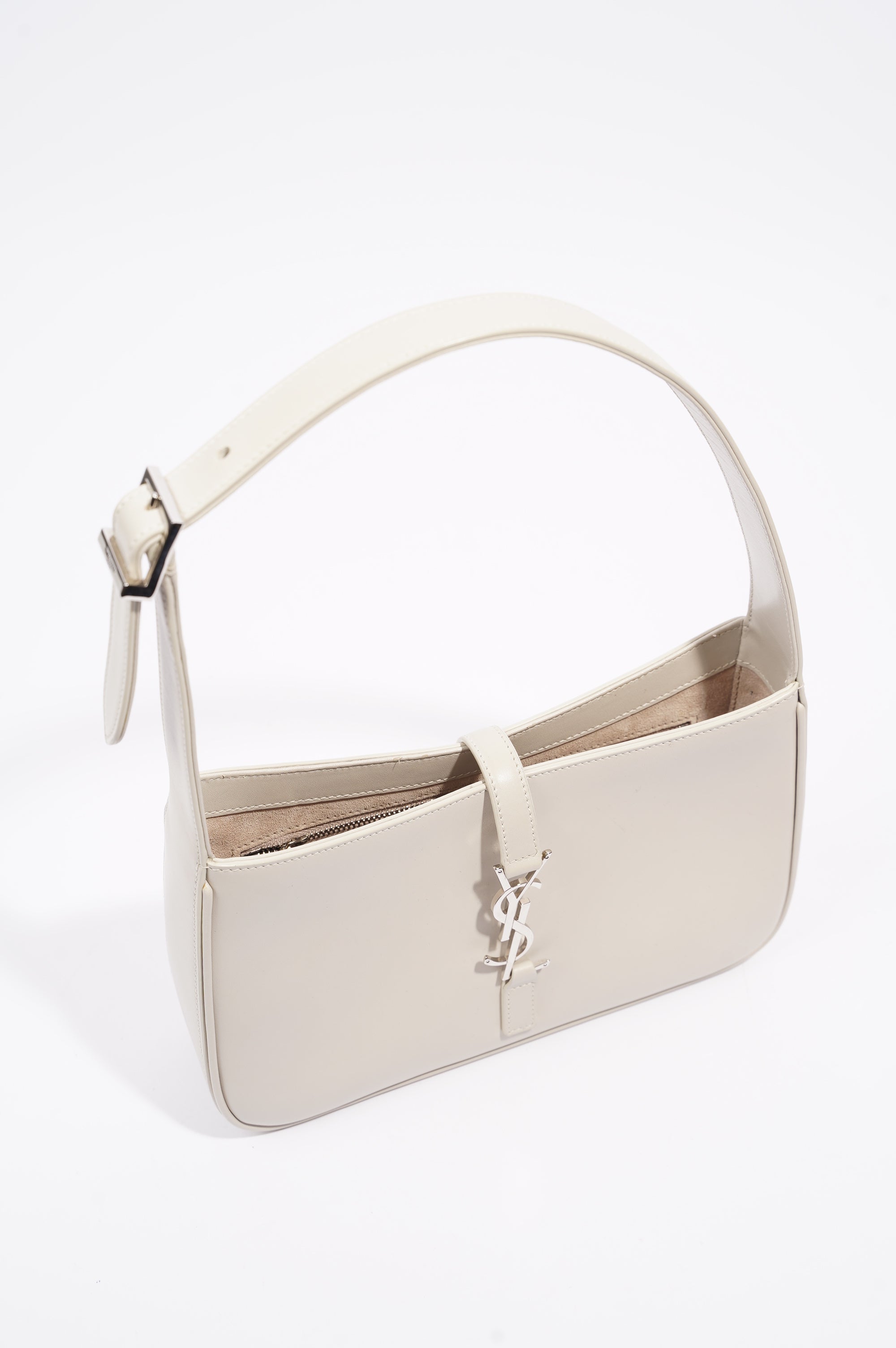 Saint Laurent Womens LE 5 A & Hobo White