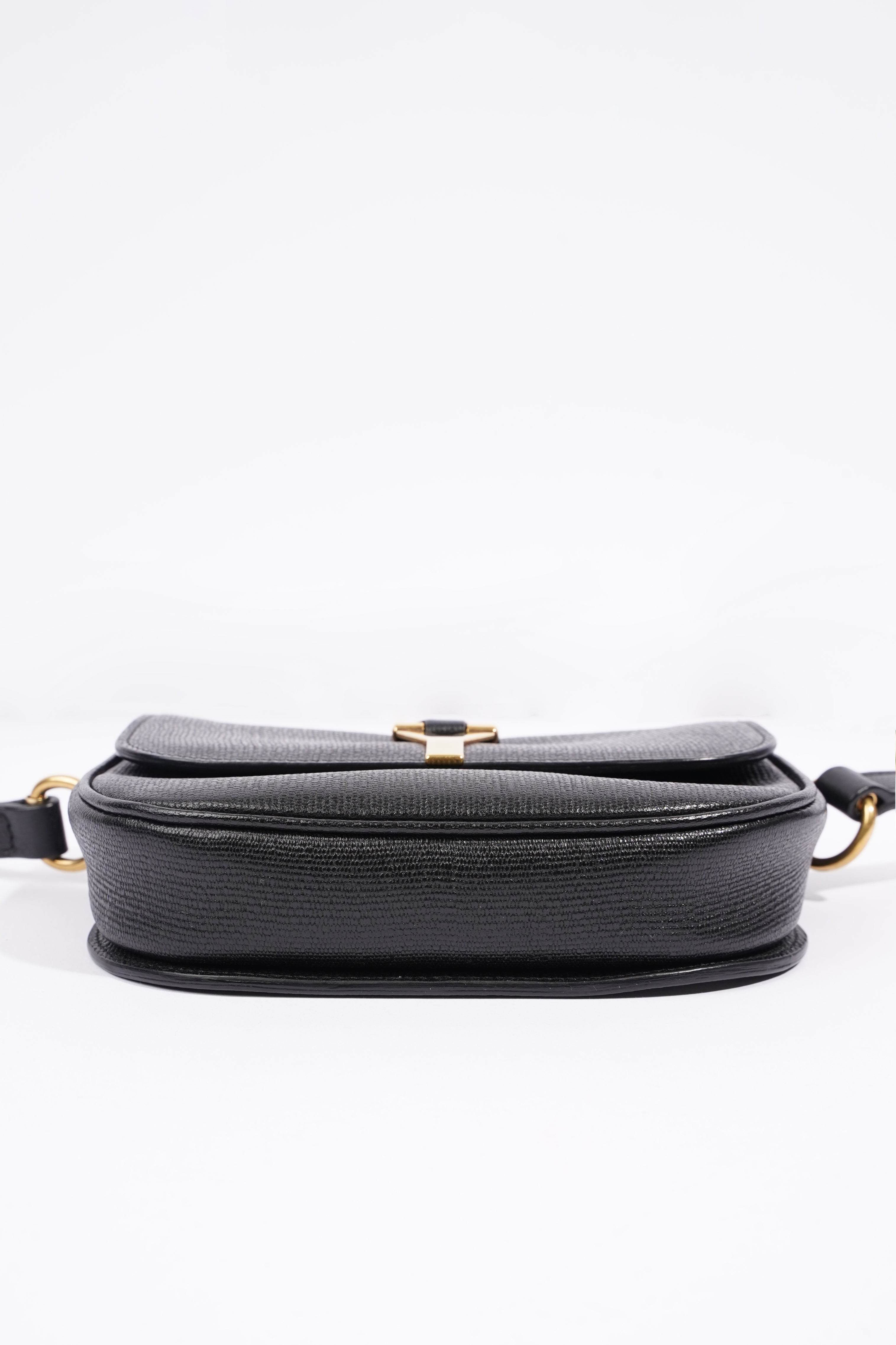 Saint Laurent Chyc Crossbody Bag Black Leather