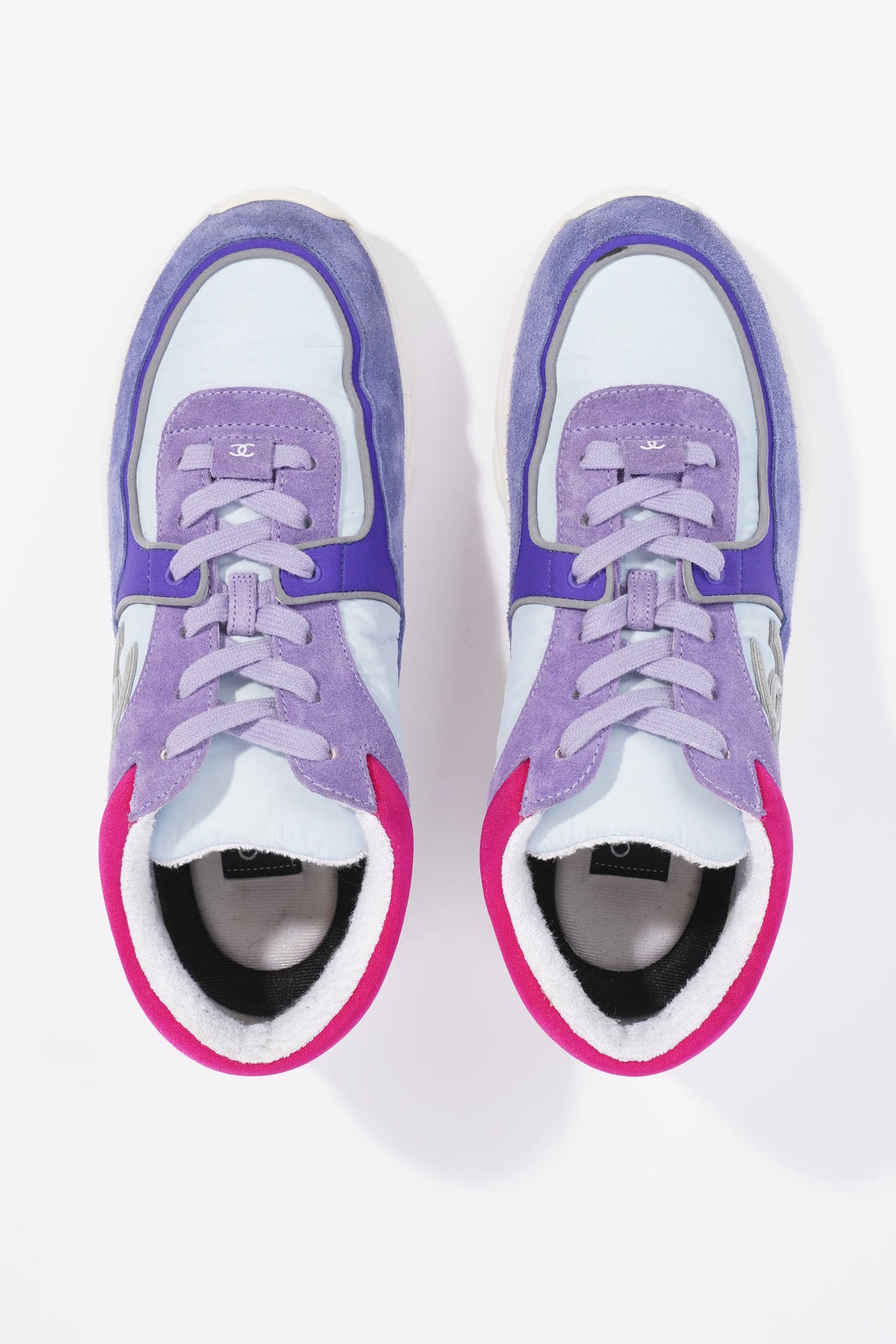 Chanel Womens CC Logo Trainer Purple / Pink EU 39 / UK 6
